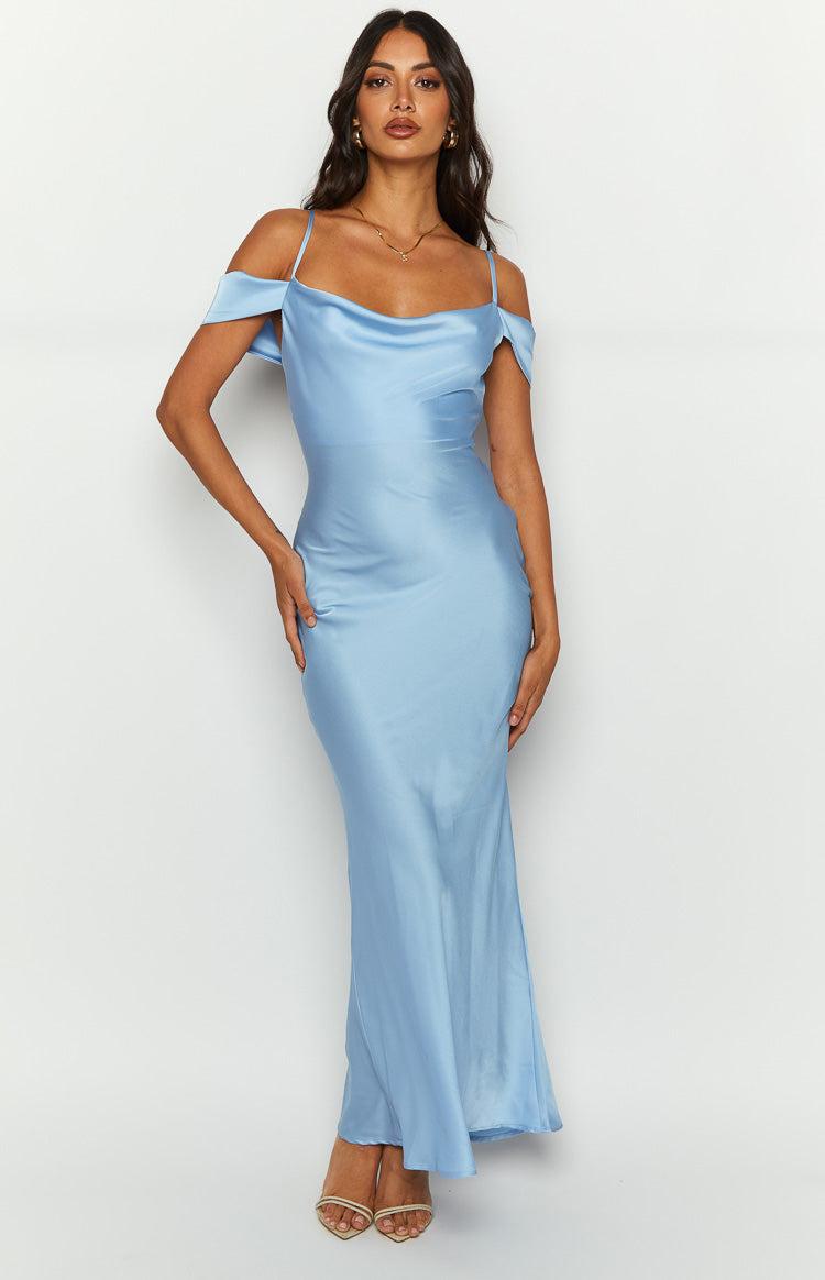 Darby Light Blue Maxi Formal Dress Baby Product Image