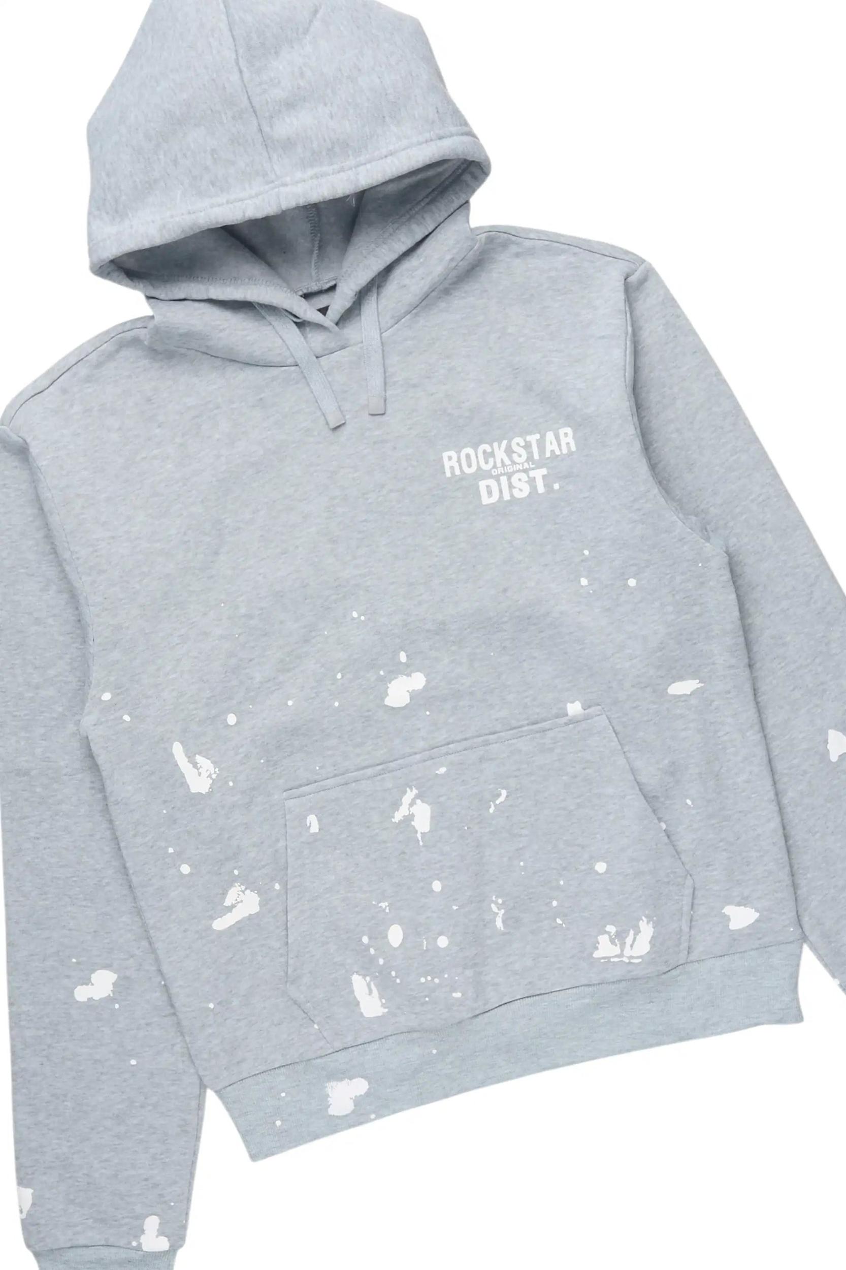 Just Between Us Heather Grey Short Set Female Product Image