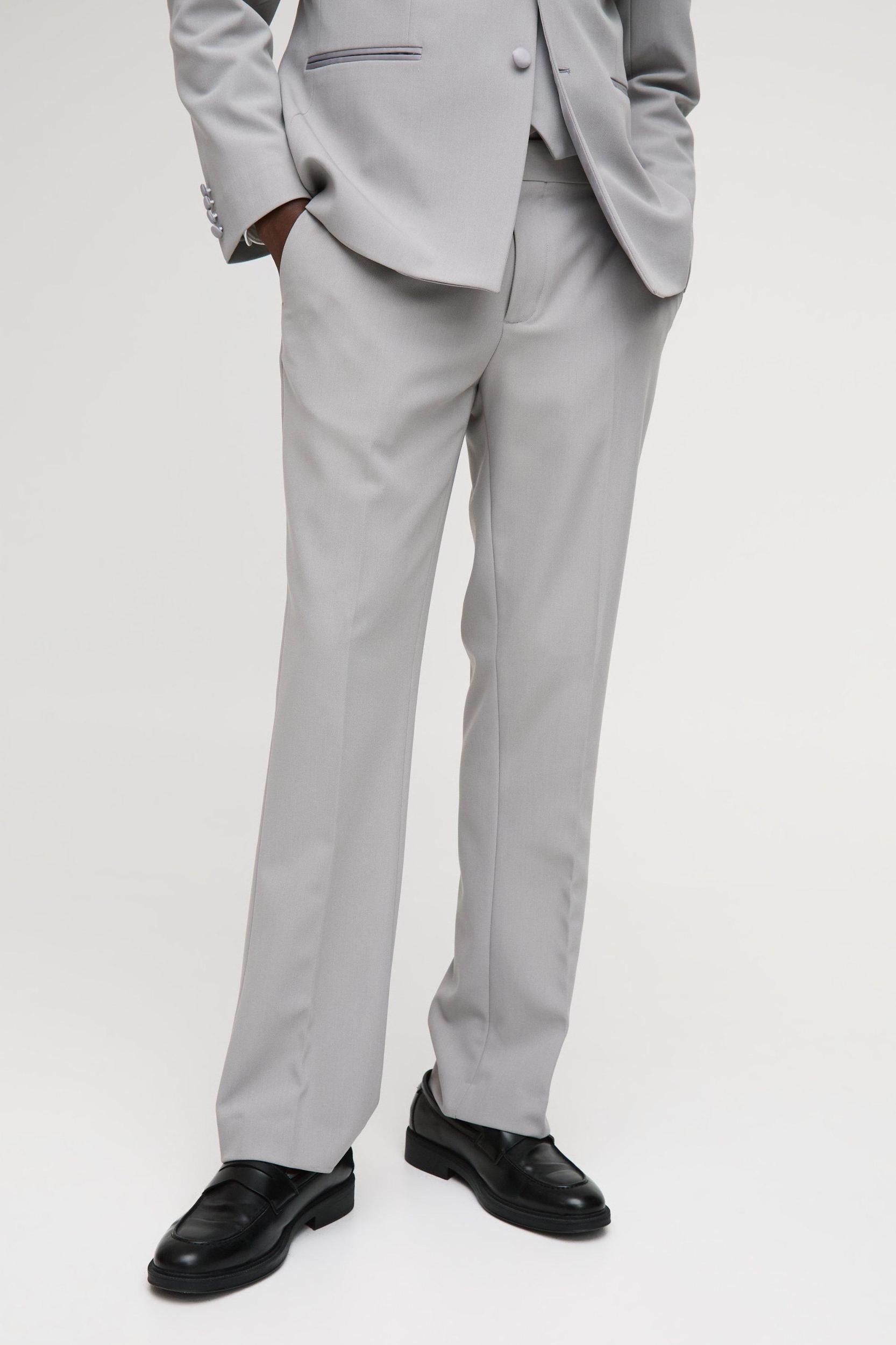 Slim Flare Tailored Pants | boohooMAN USA Product Image