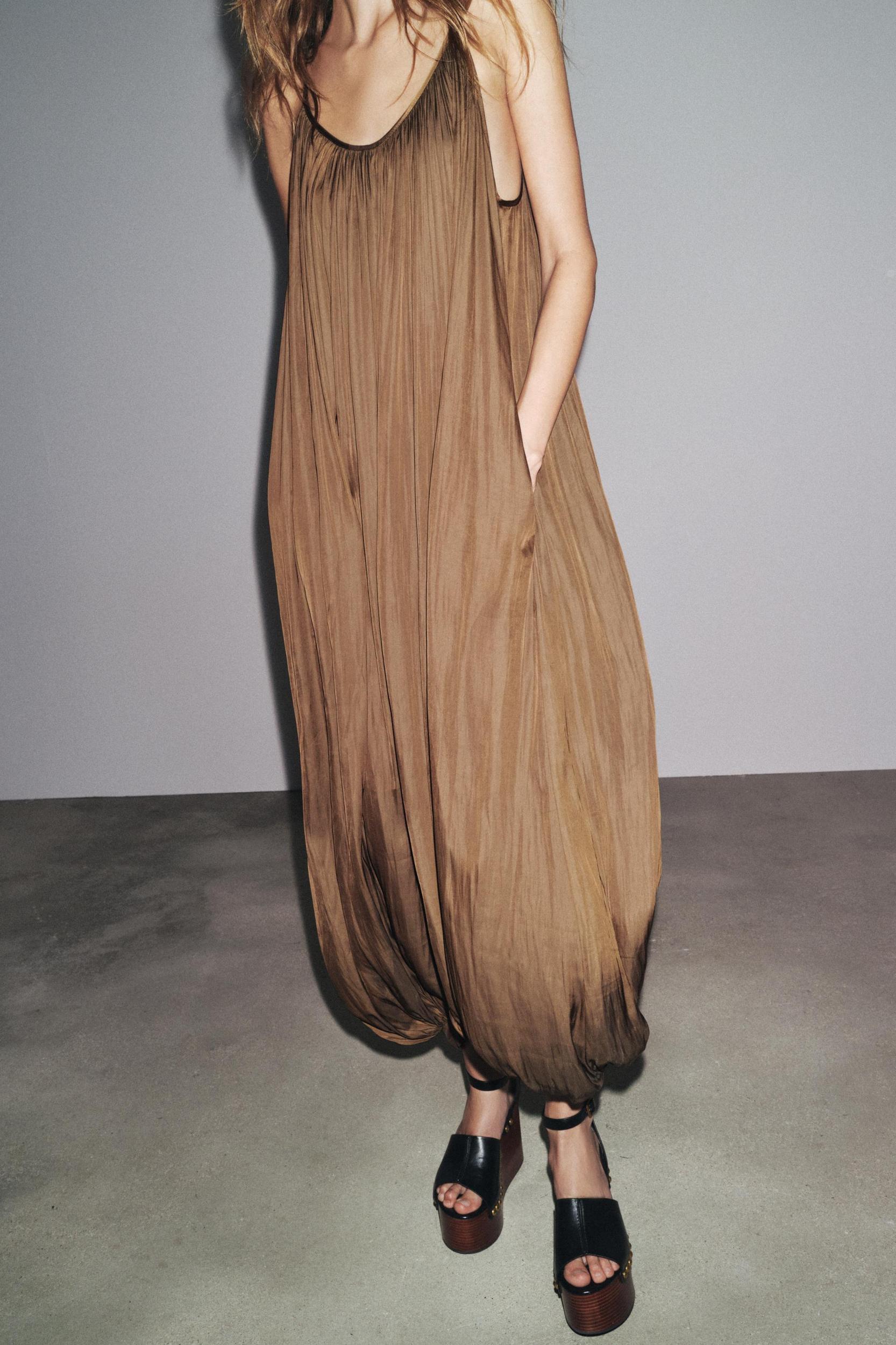 ZW COLLECTION LONG PLEATED JUMPSUIT Product Image