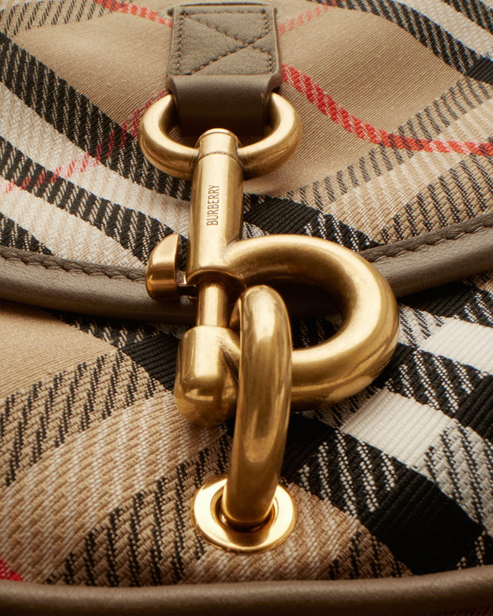 Clip Small Check Canvas Messenger Bag Product Image