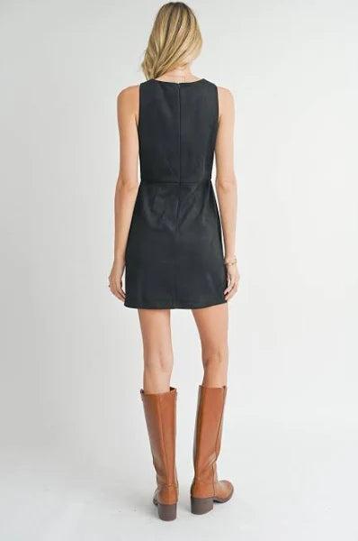 Faux Suede Mini Dress Product Image