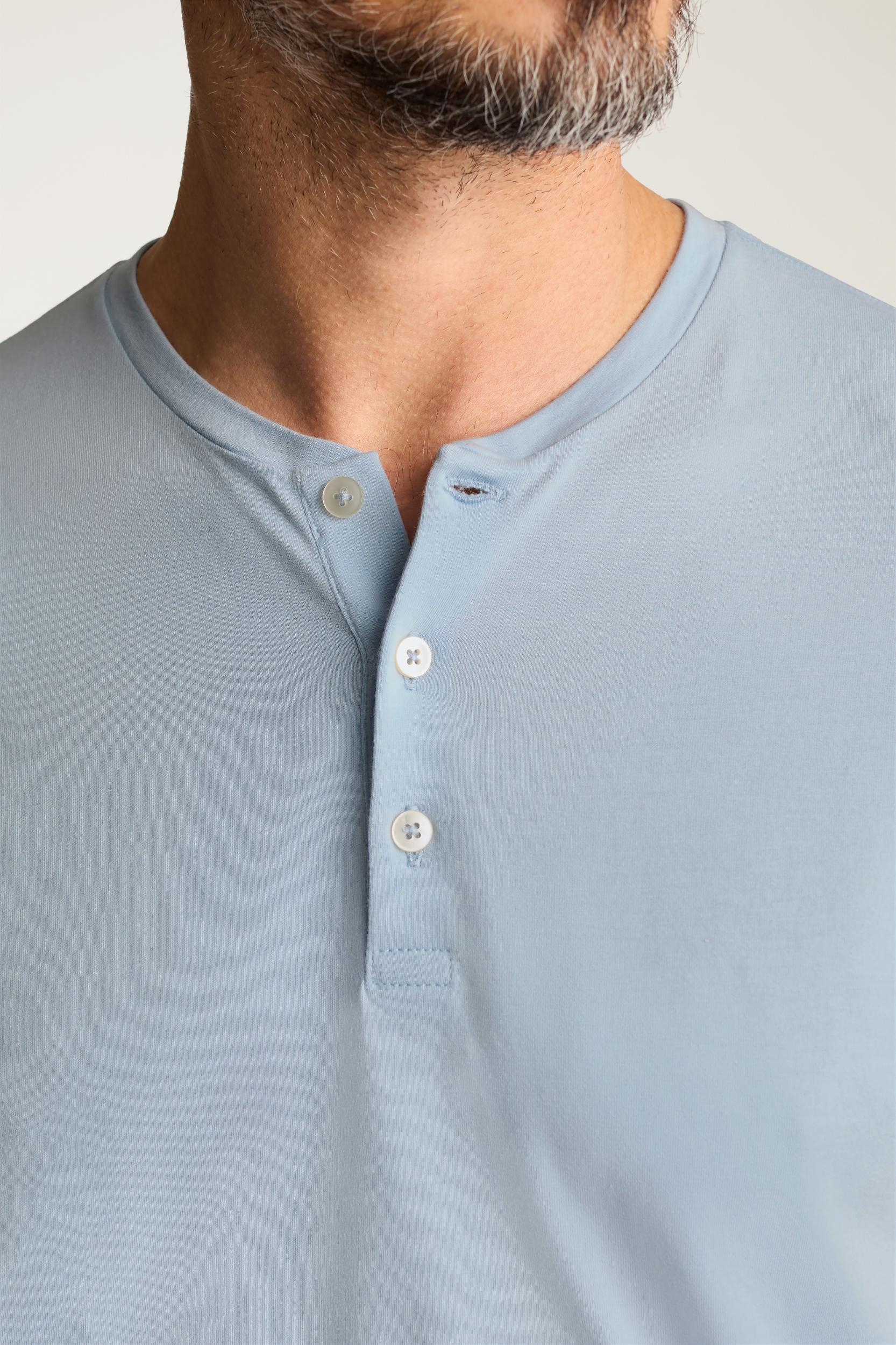 Pima Performance Short Sleeve Henley Product Image