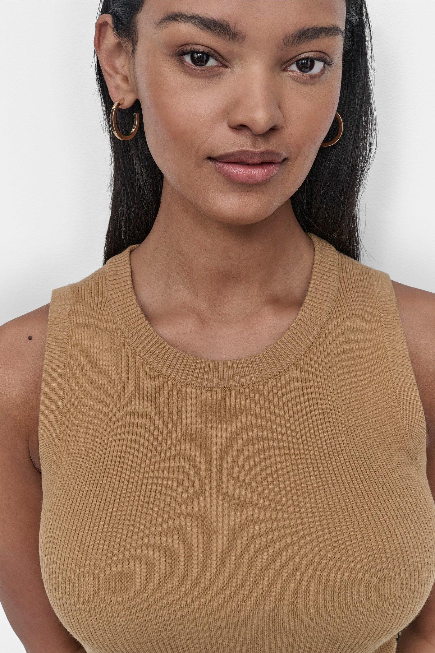 CROPPED LOGO-TRIMMED TOP Product Image