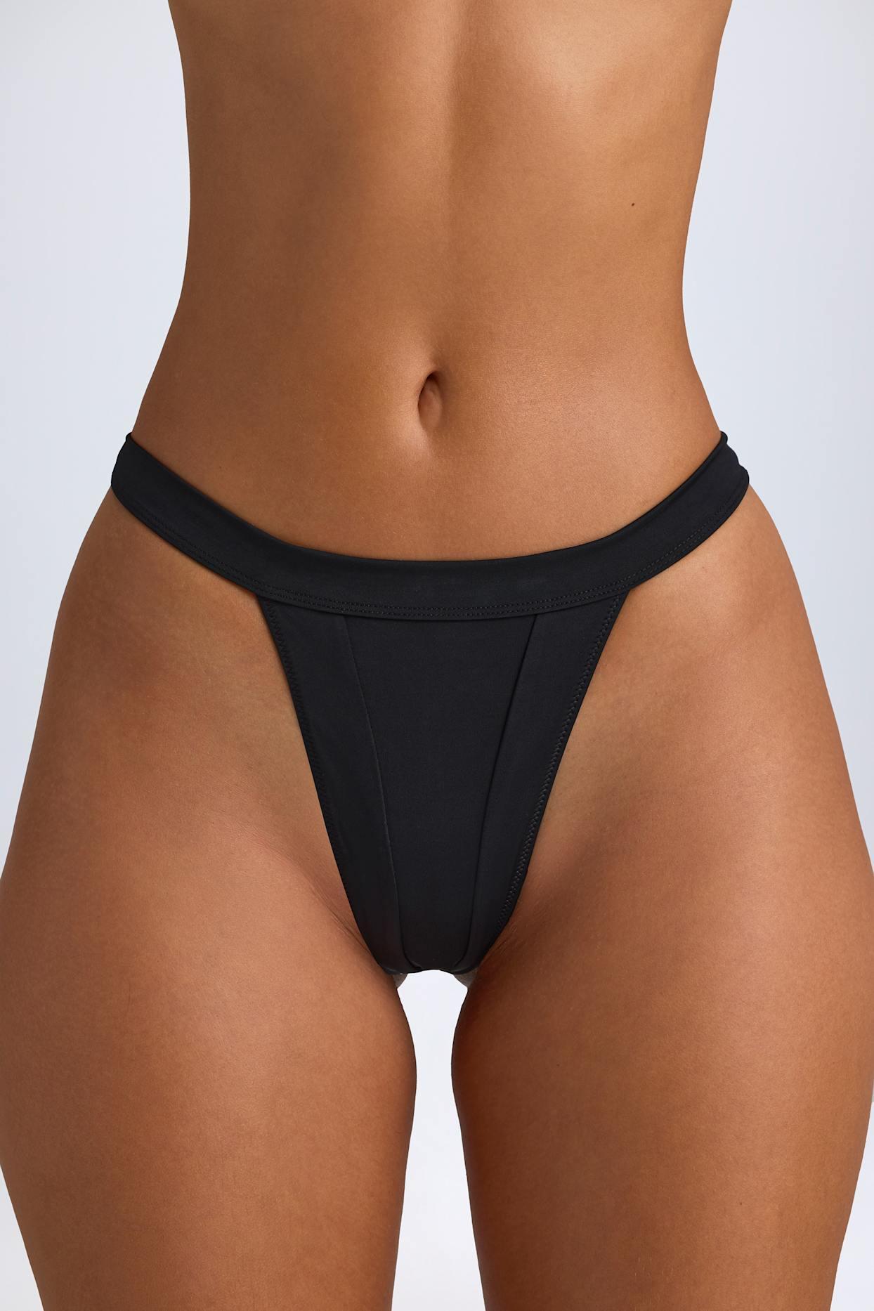 Cheeky Bikini Bottoms in Black Female Product Image