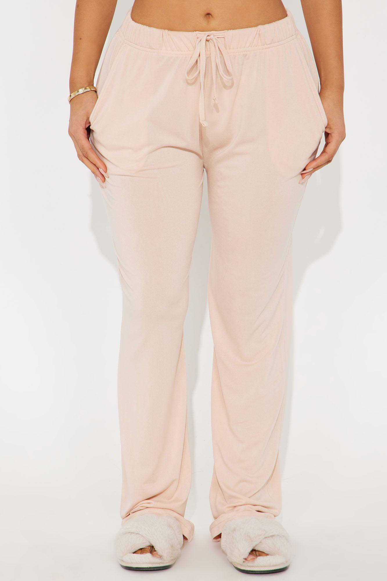 Dreamy Nights PJ Pants - Taupe Product Image