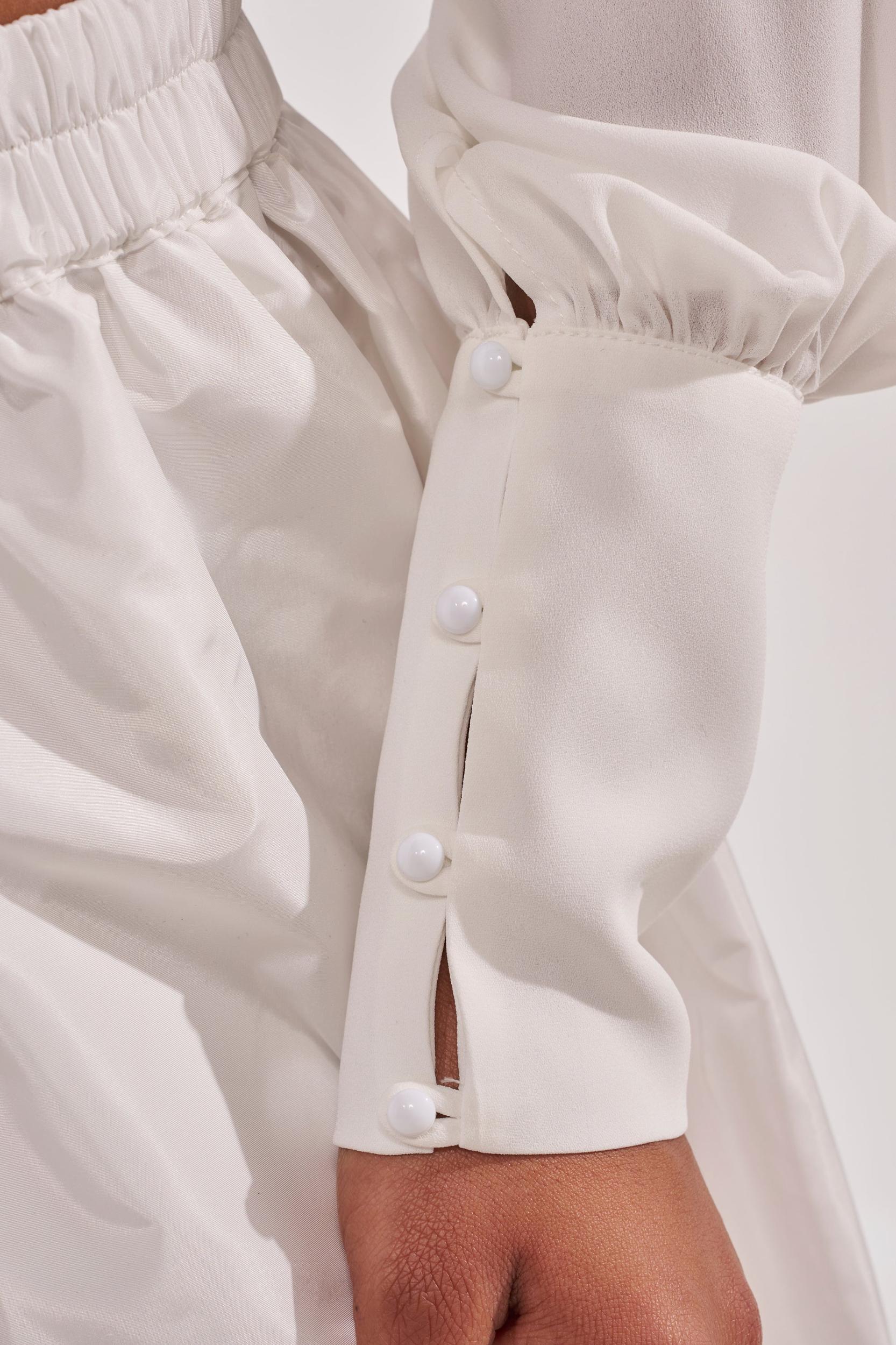 EFFORTLESS CORSET BLOUSE TOP Product Image