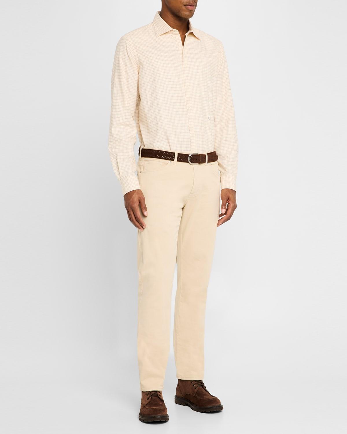 Mens Signature Sateen 5-Pocket Pants Product Image