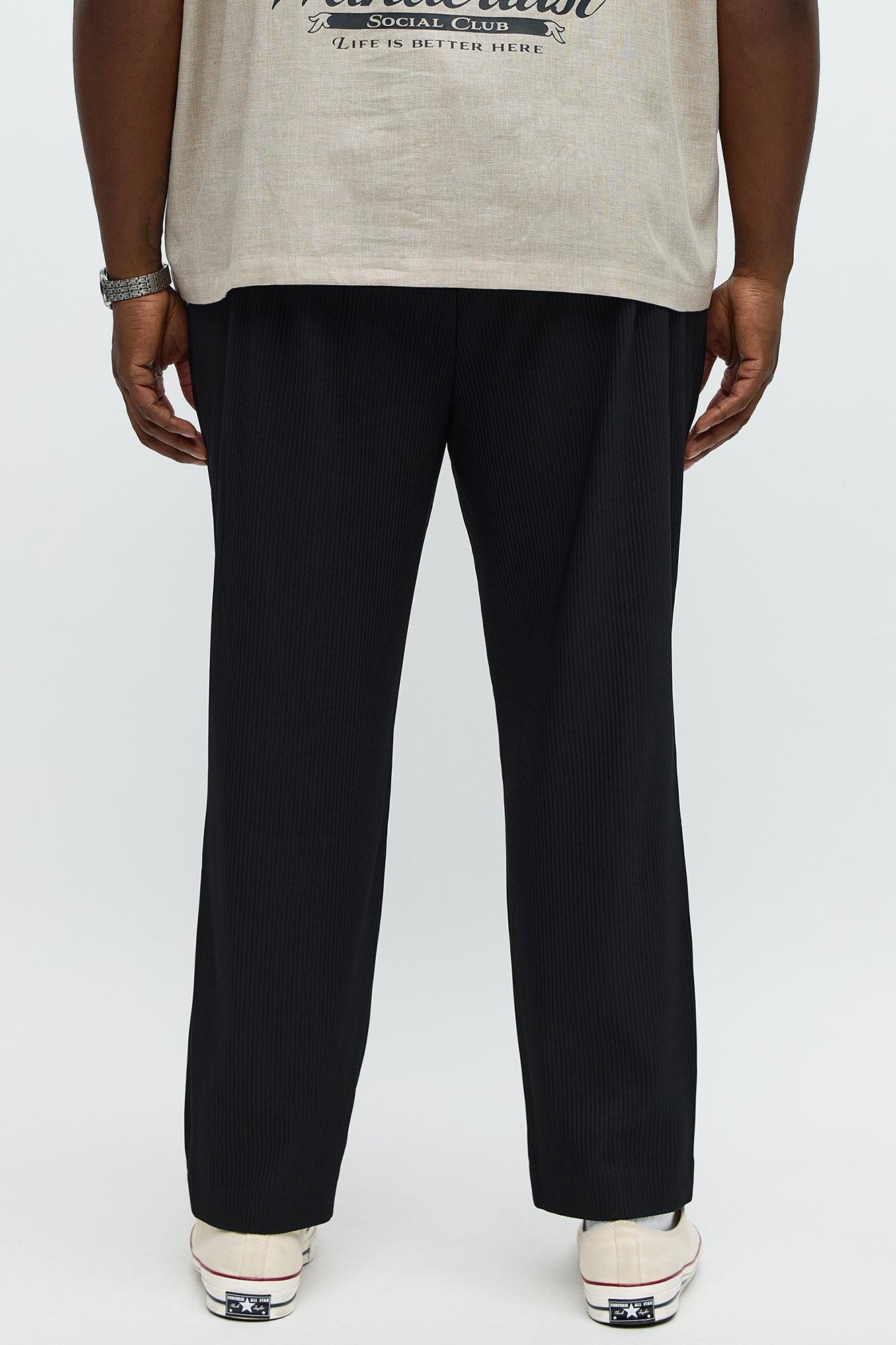 Show Up Slim Trousers - Black Male Product Image