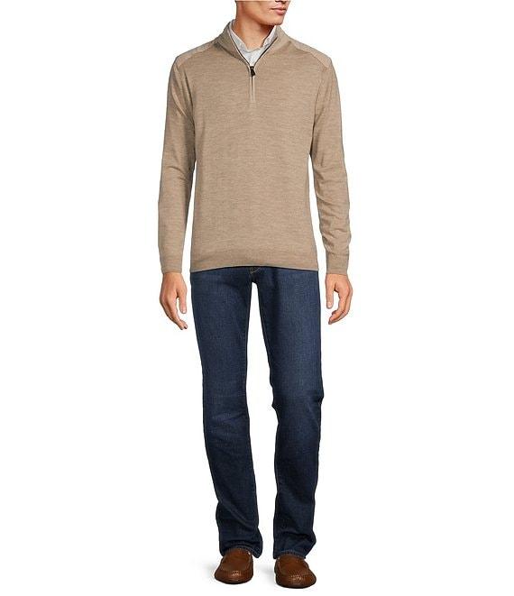 Hart Schaffner Marx Quarter-Zip Merino Wool Sweater Product Image