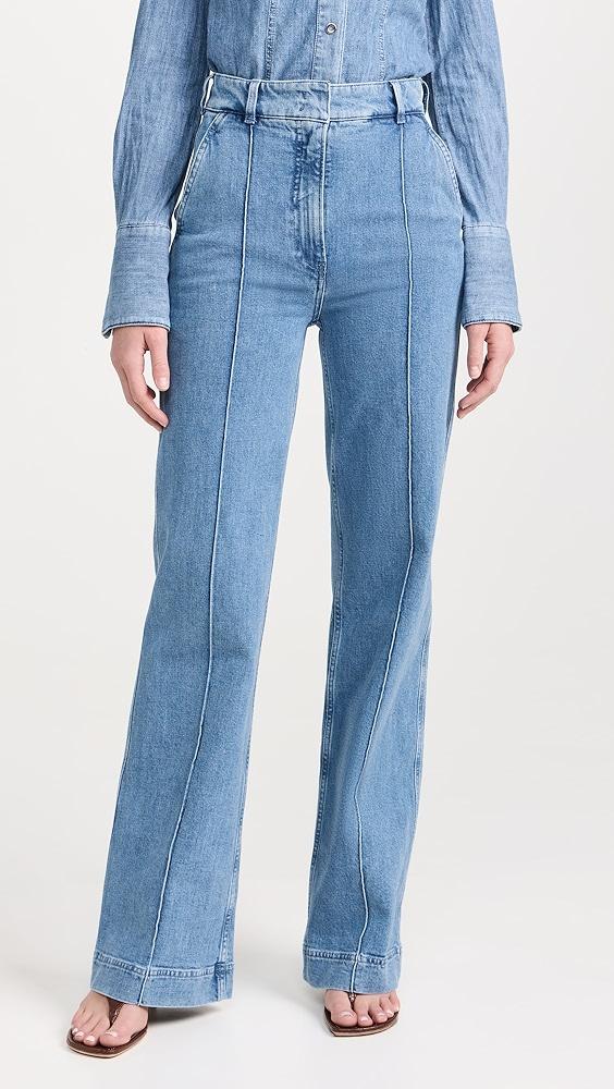 Another Tomorrow Denim Trousers | Shopbop Product Image