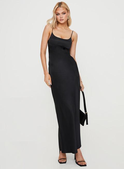 Ravia Maxi Dress Black Product Image