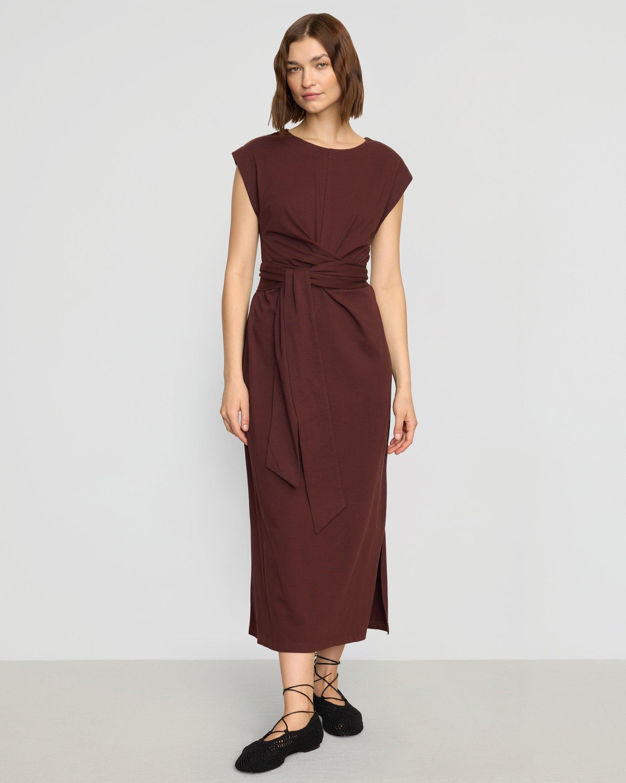 Fei Tie-Front Organic Cotton Dress Product Image
