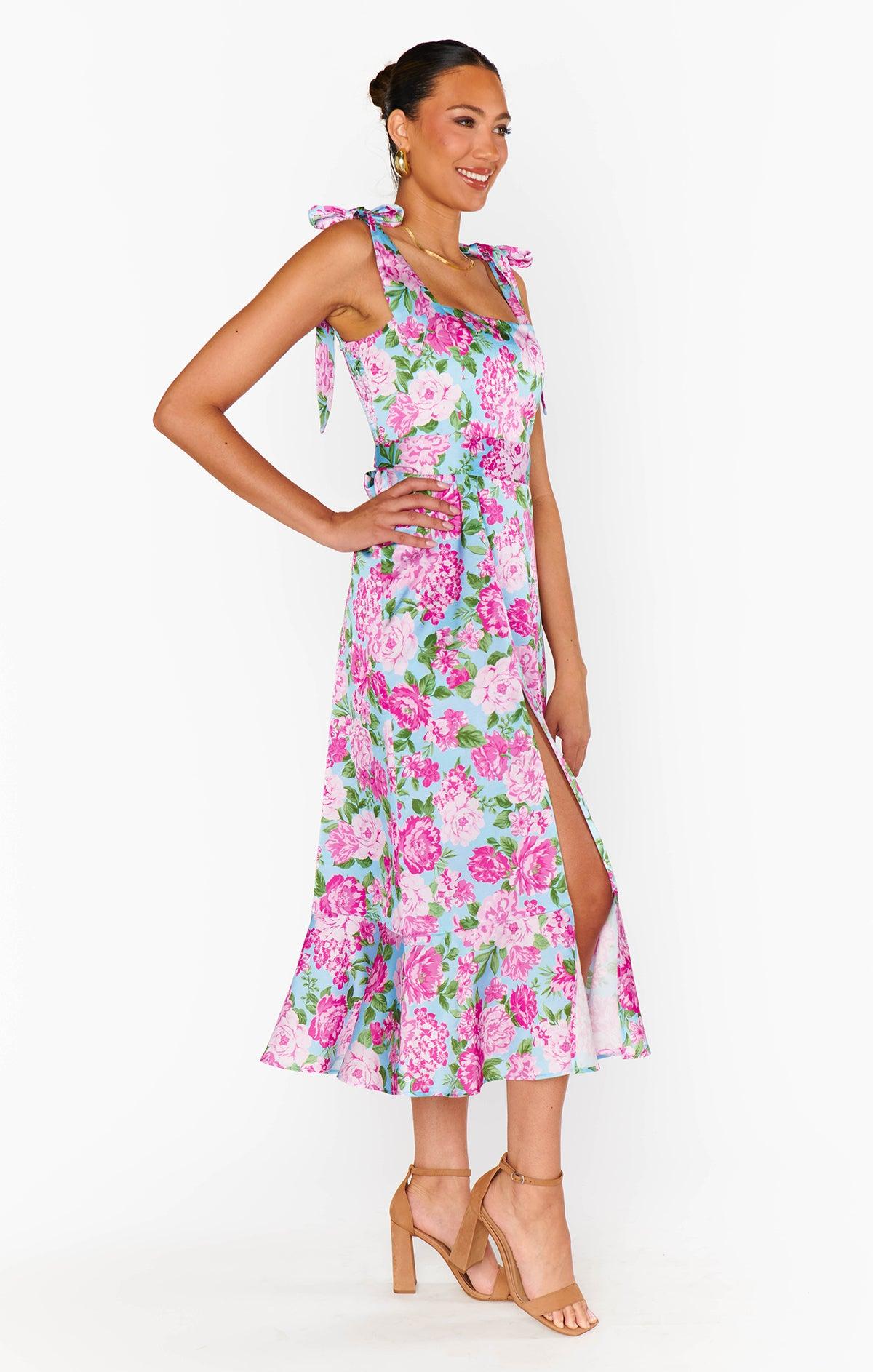 Garden Midi Dress ~ Cottage Floral Multi Product Image