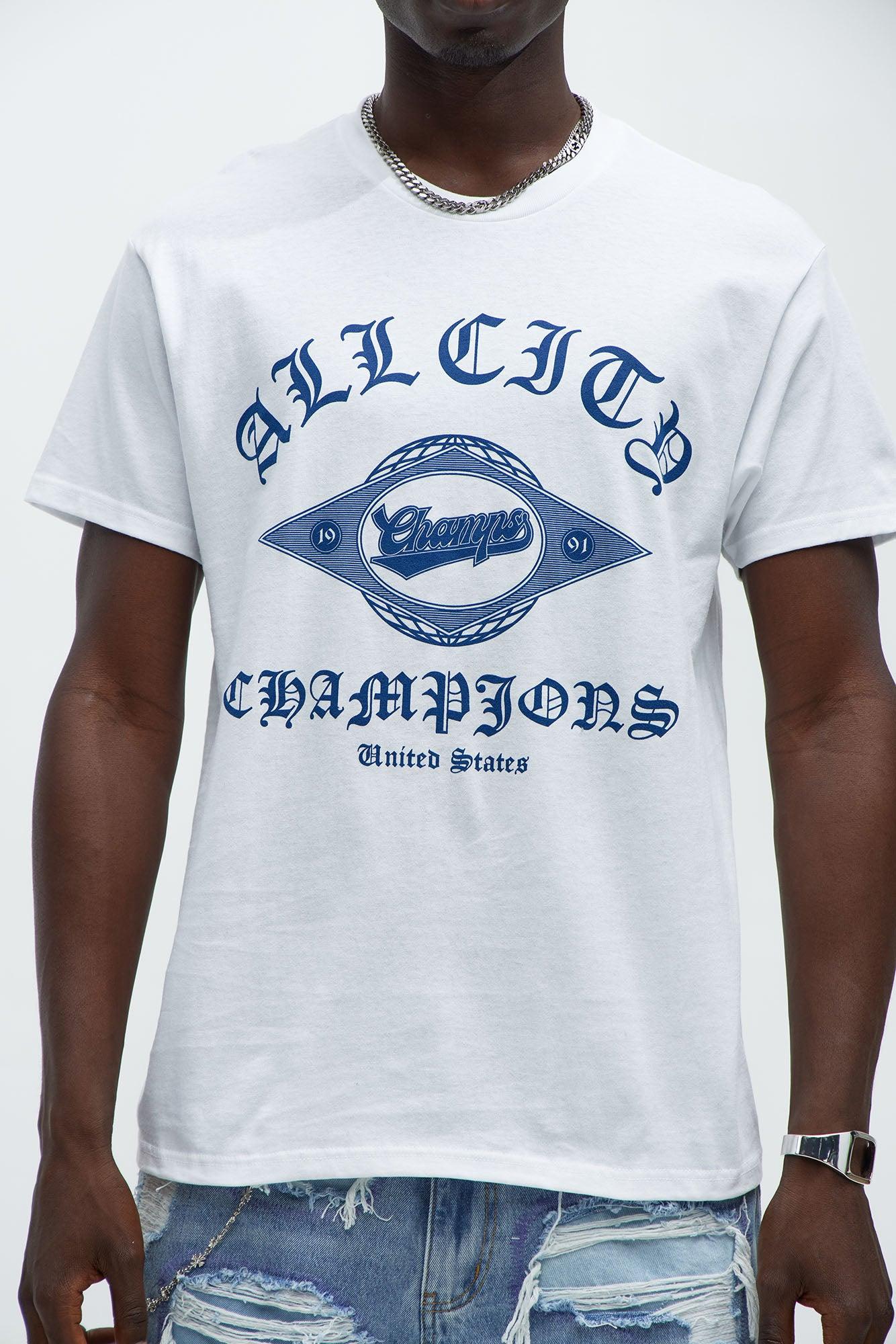 All City Champs Short Sleeve Tee - White Product Image