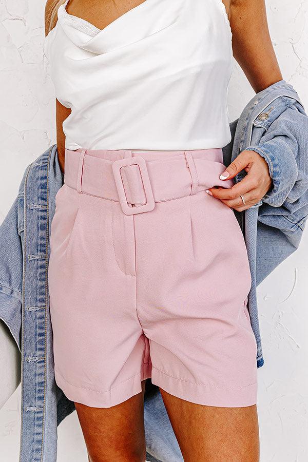 Pastries In Paris High Waist Shorts Product Image
