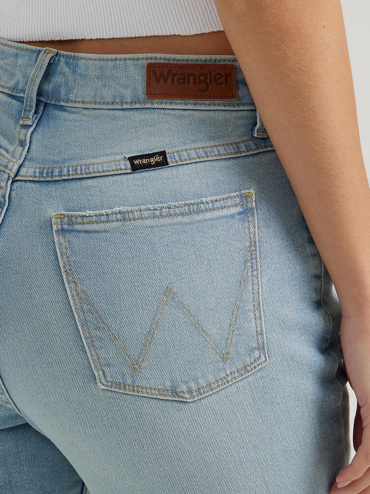 Women's Wrangler® High Rise Bold Boot Jean in Light Wash Product Image