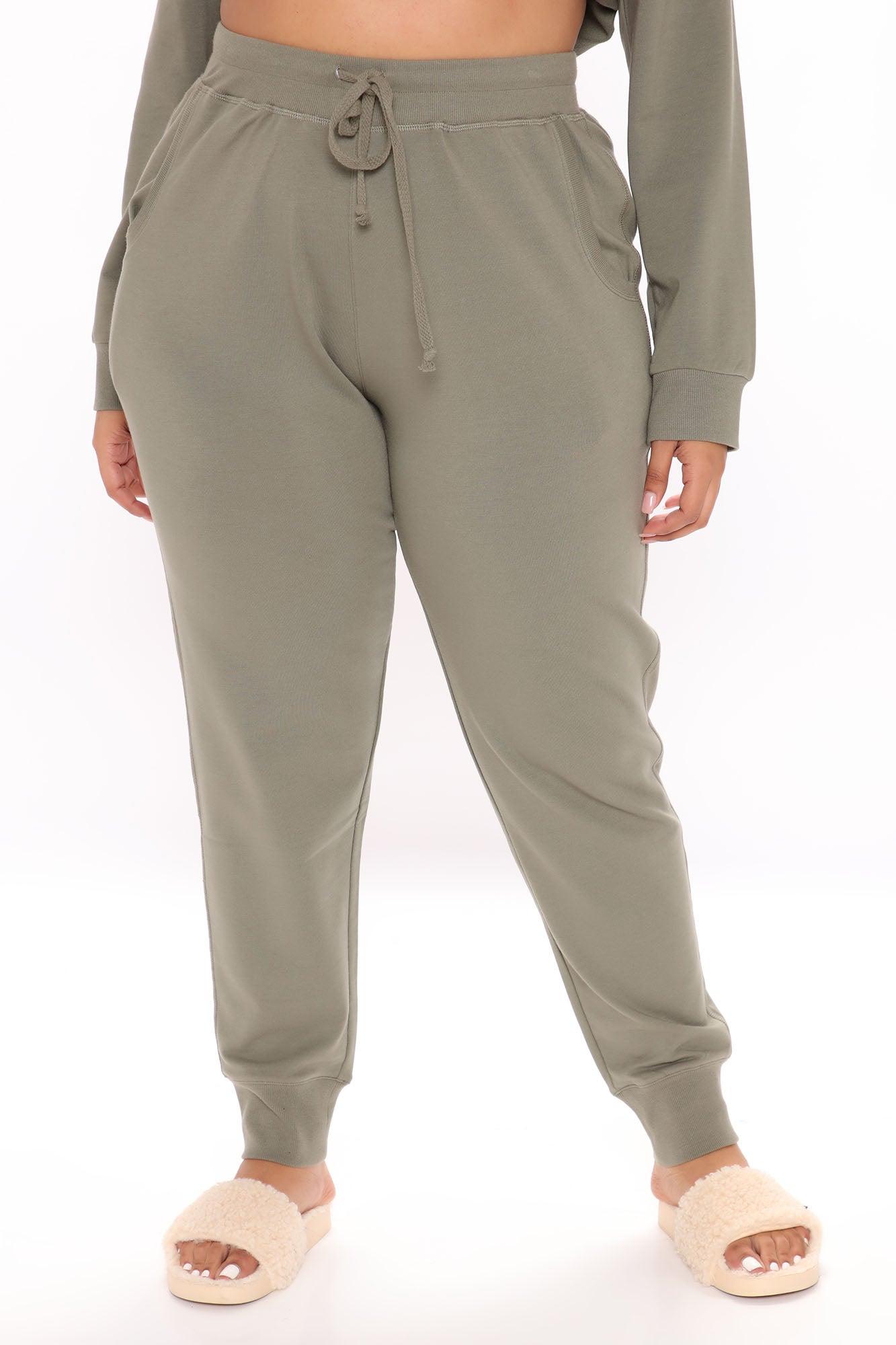 Latest And Greatest French Terry Jogger - Olive Product Image