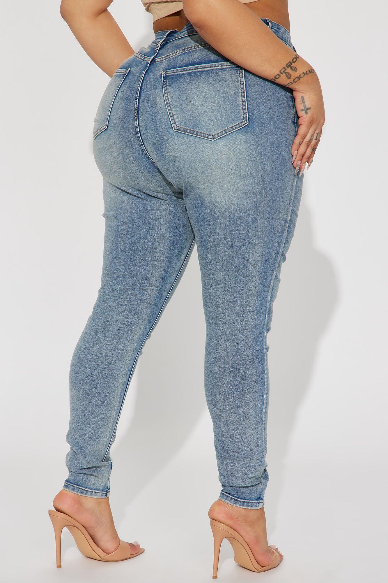 Gemma High Rise Stretch Skinny Jeans - Vintage Wash Product Image