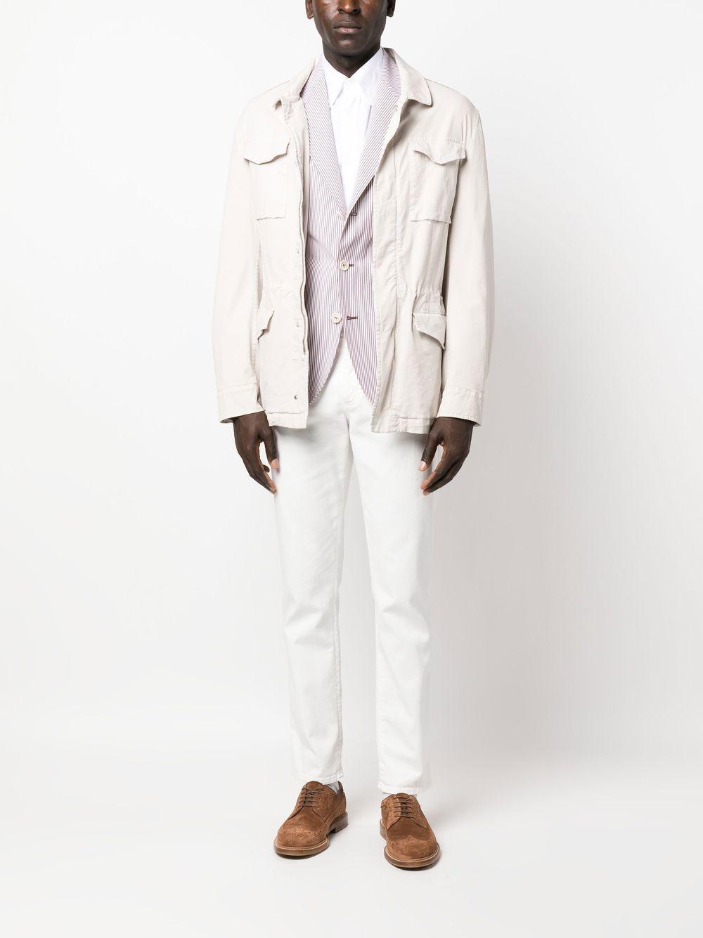 button-front shirt jacket Product Image