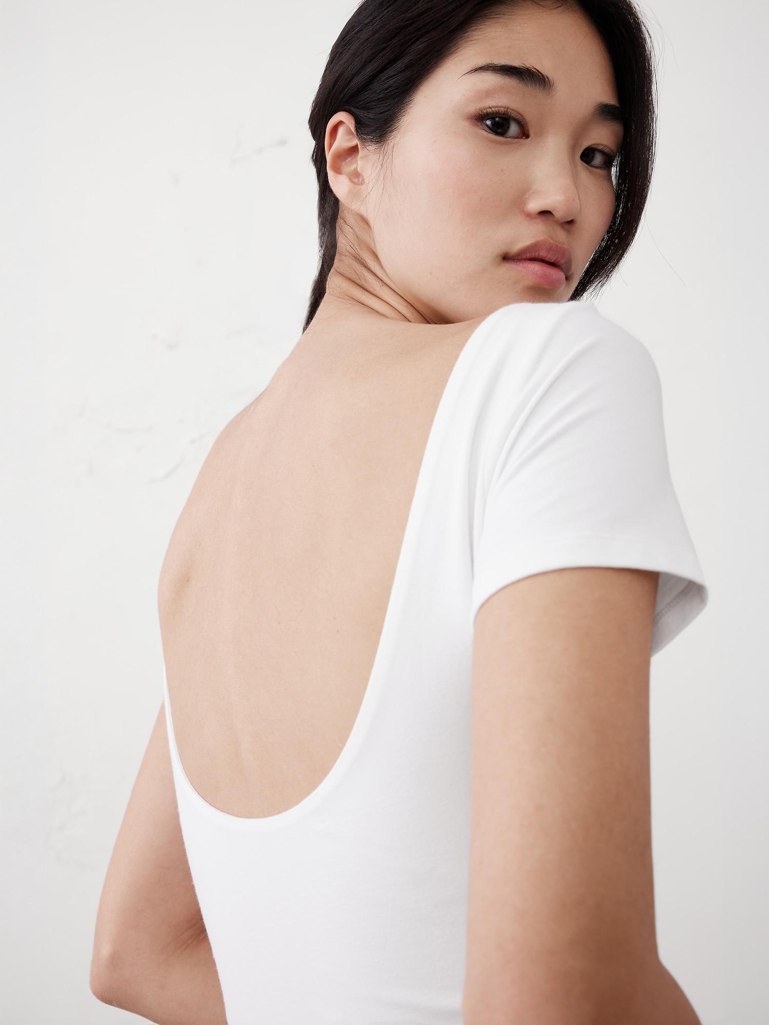 Soft Stretch Open-Back Top Product Image