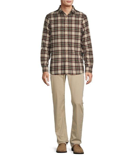Hart Schaffner Marx Long Sleeve Neutral Plaid Sportshirt Product Image