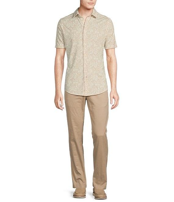 Cremieux Blue Label Cape Town Collection Floral Print Short Sleeve Knit Shirt Product Image