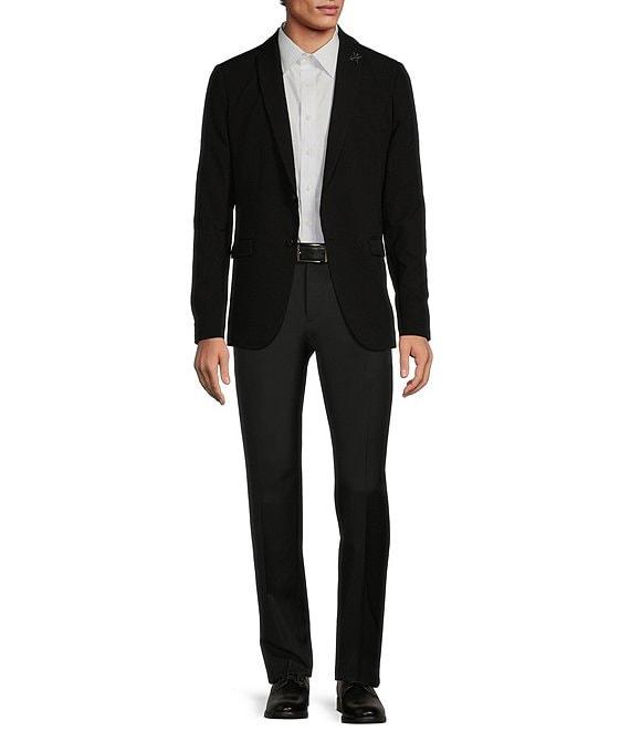 John Varvatos Slim Fit Seersucker Pattern Sport Coat Product Image