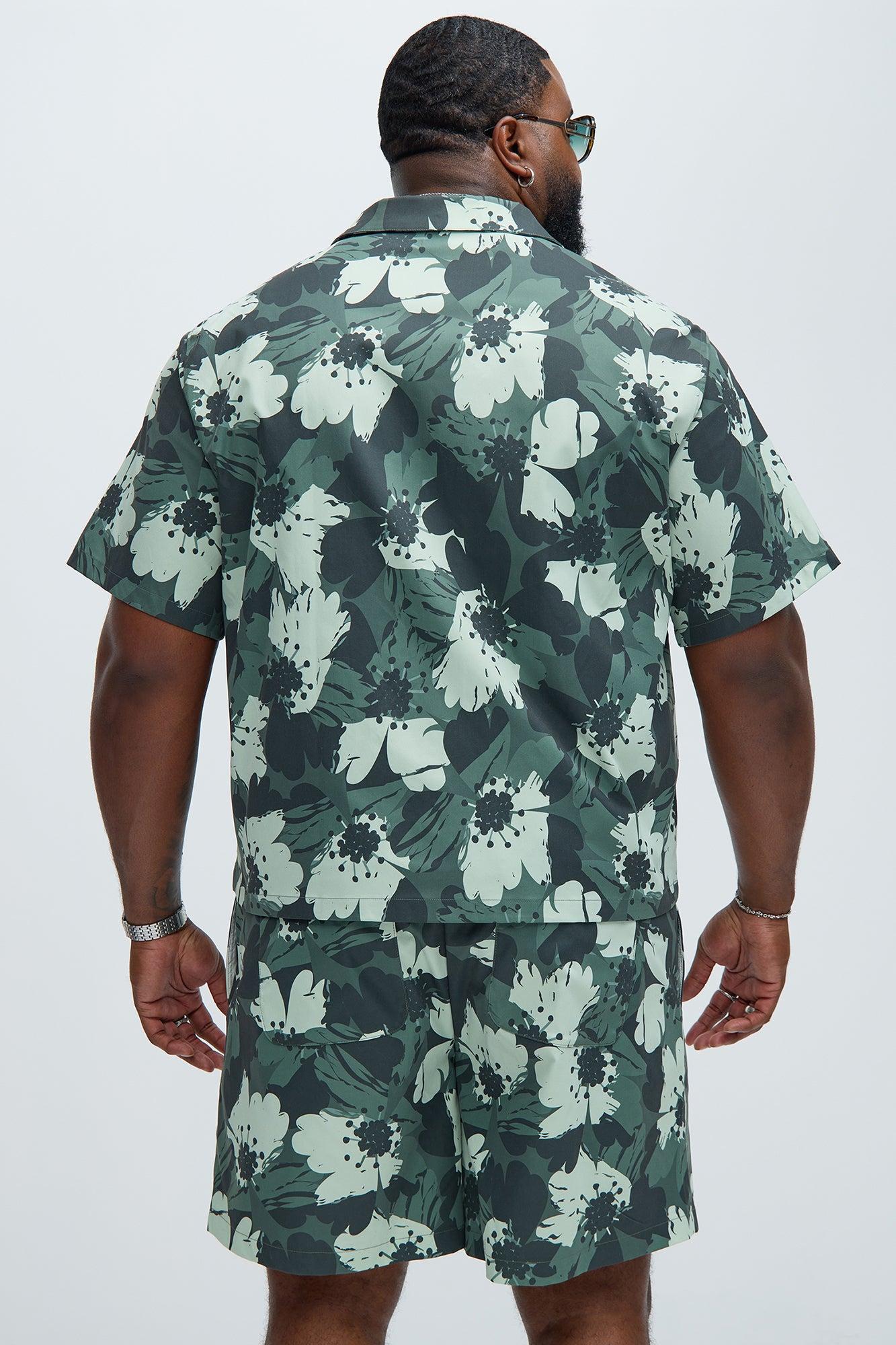 Elmore Floral Shirt - Green/combo Product Image