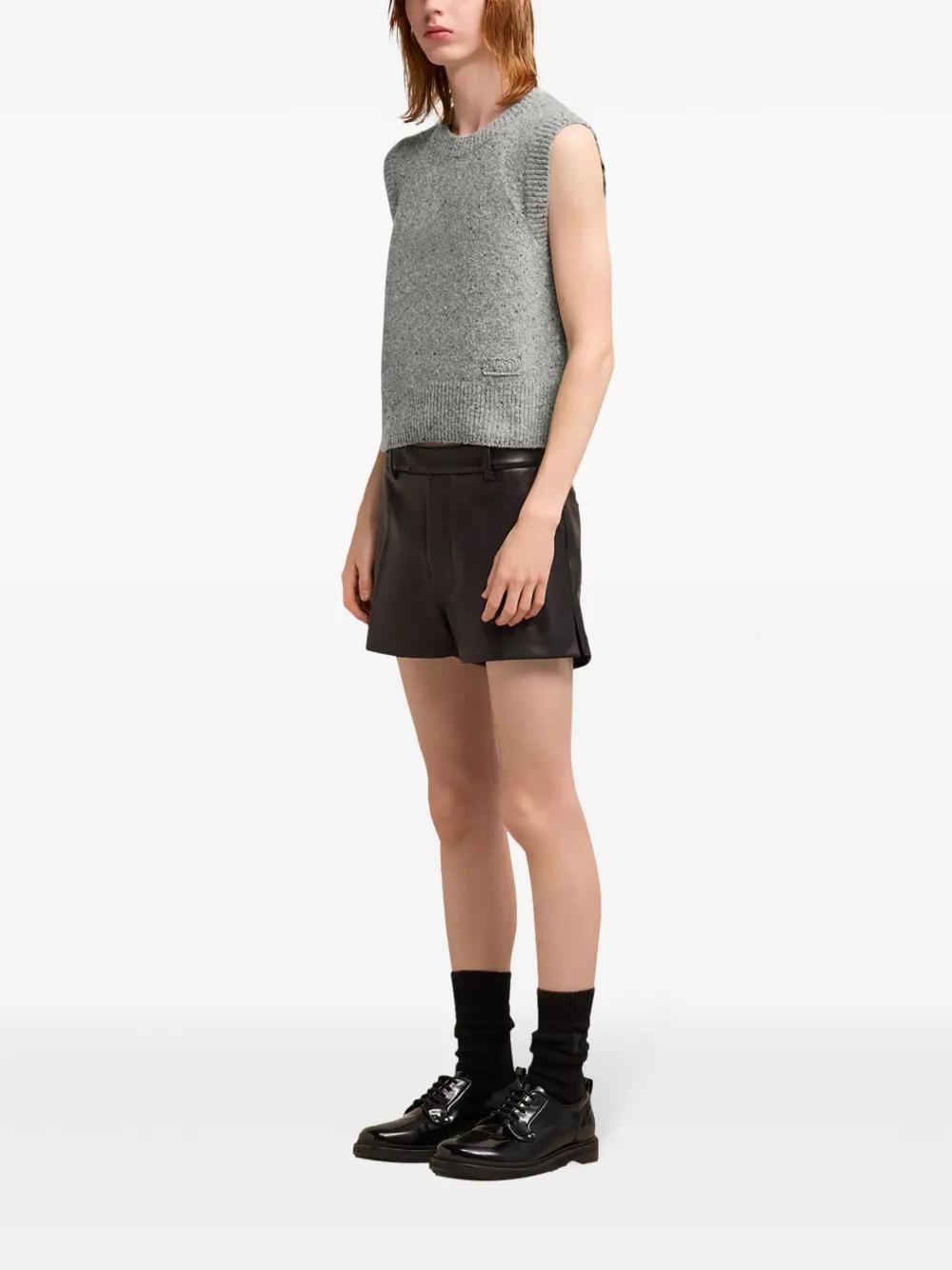 knitted sleeveless jumper Product Image