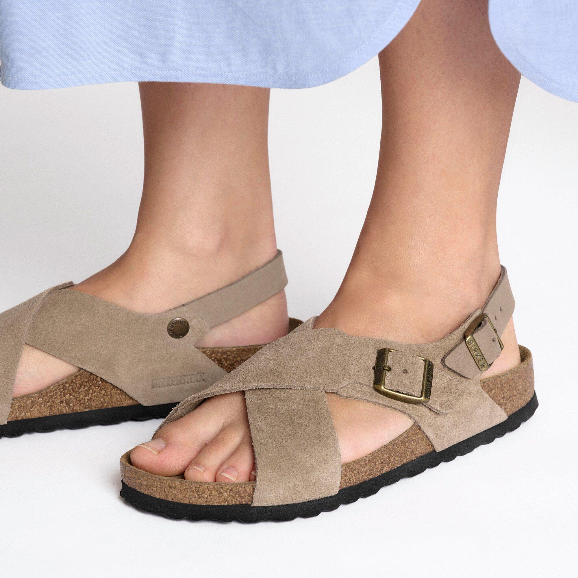 Tulum Soft Footbed Suede Nubuck Taupe Product Image