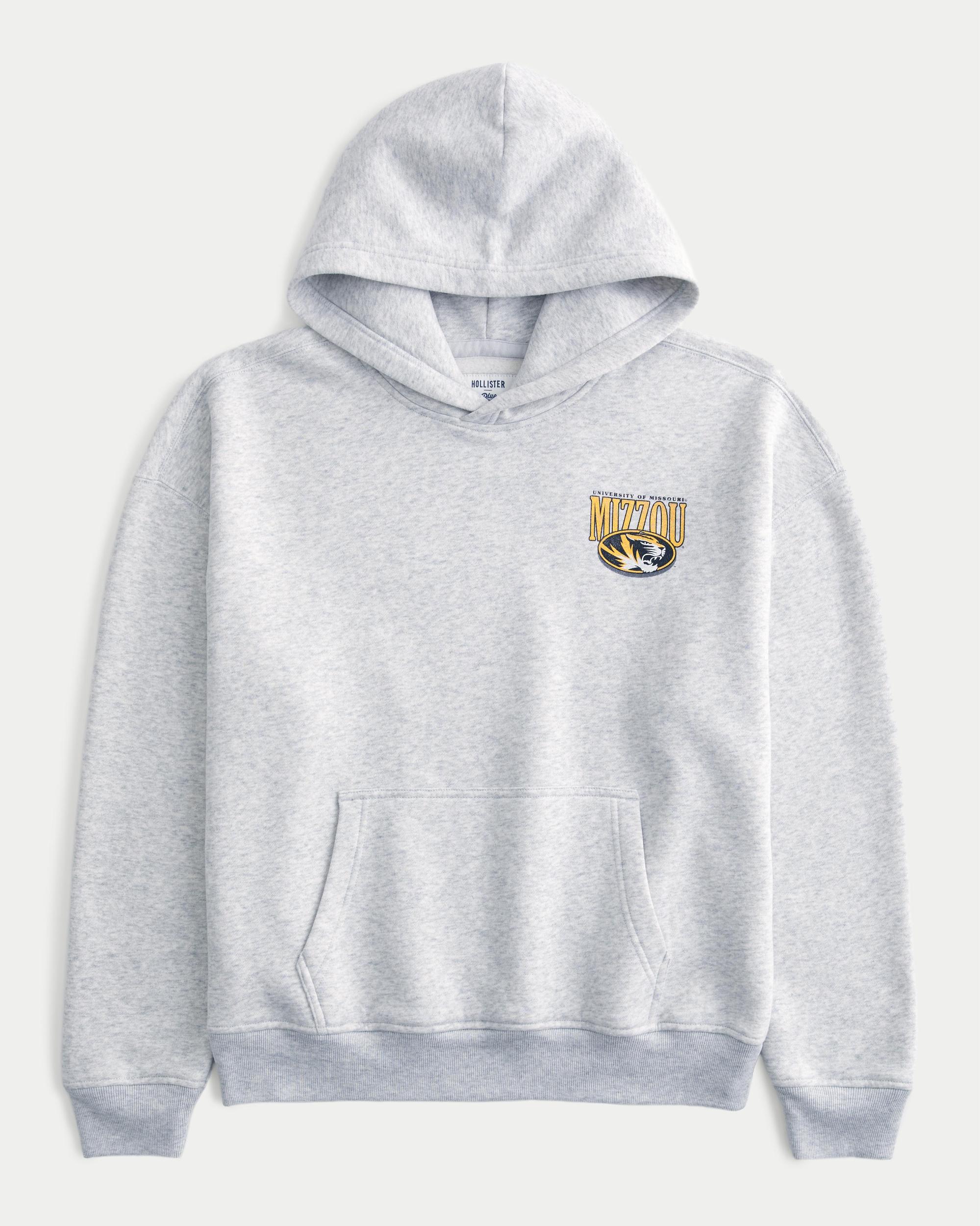 Boxy UConn Graphic Hoodie Product Image