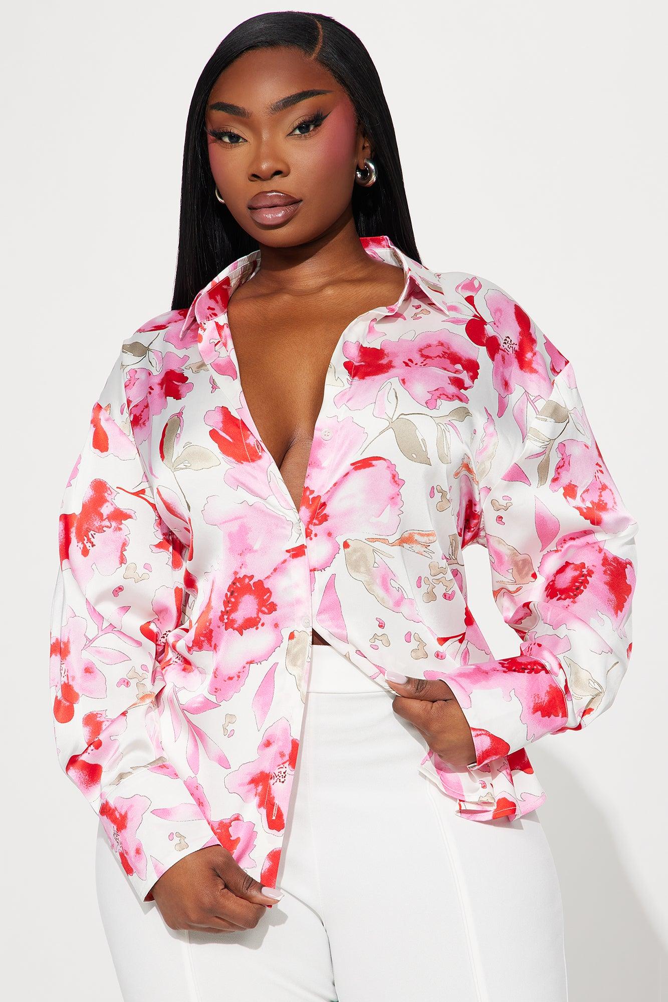 Primrose Floral Shirt - Ivory/combo Product Image