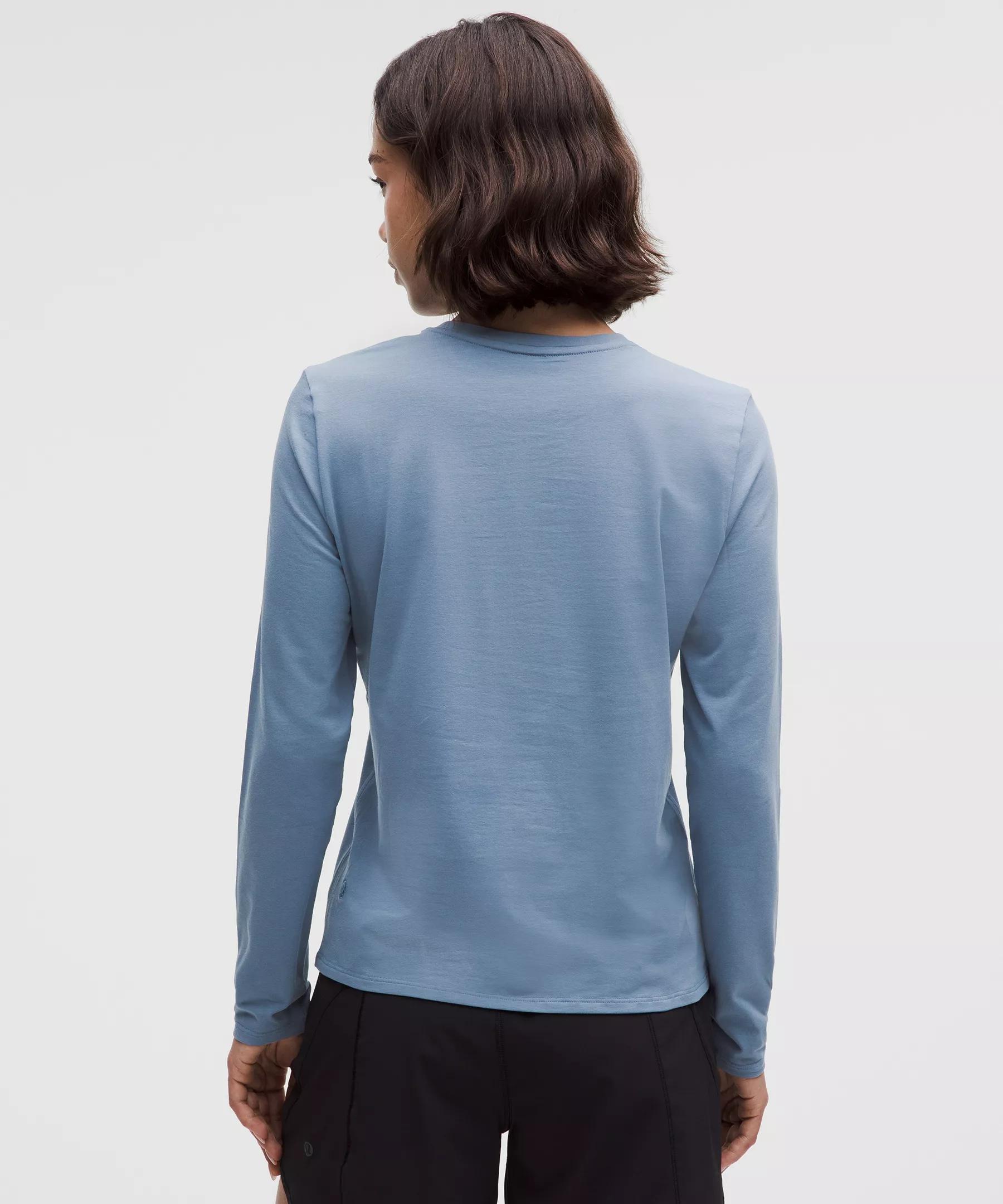 Organic Cotton Crewneck Long-Sleeve Shirt Product Image