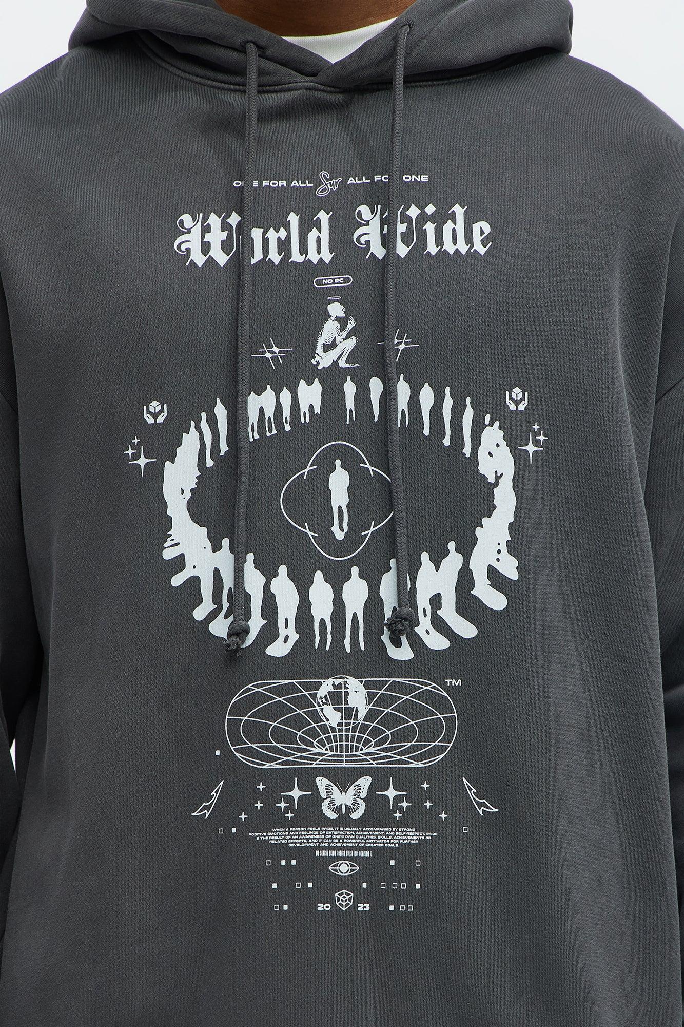 Worldwide Projection Hoodie - Black Product Image