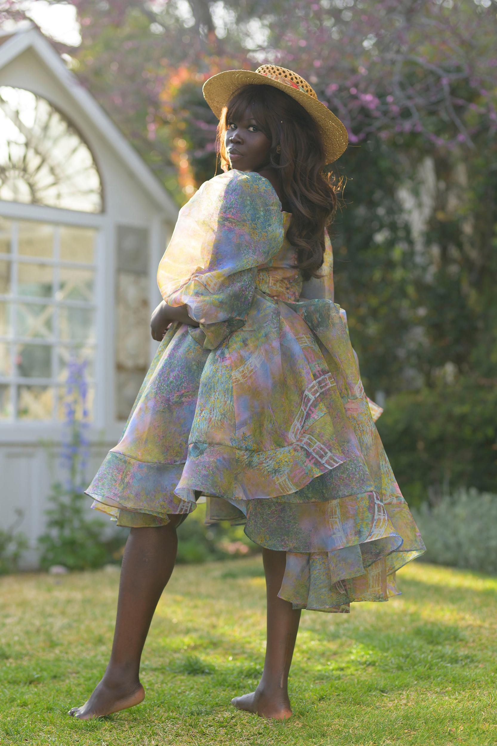 The Bridge Angel Mini Bustle Dress Product Image