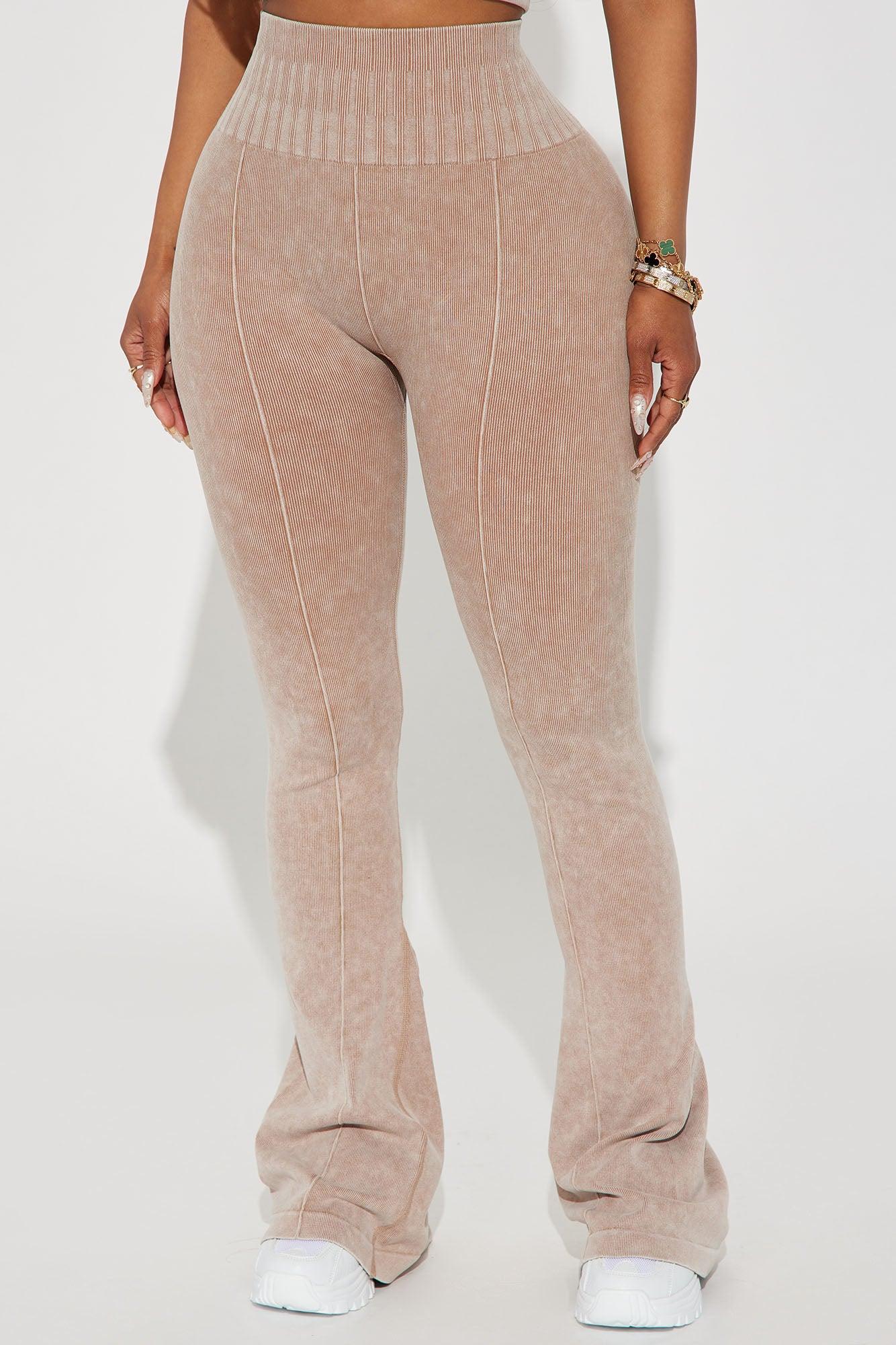 Release Active Flare Leggings - Taupe Product Image