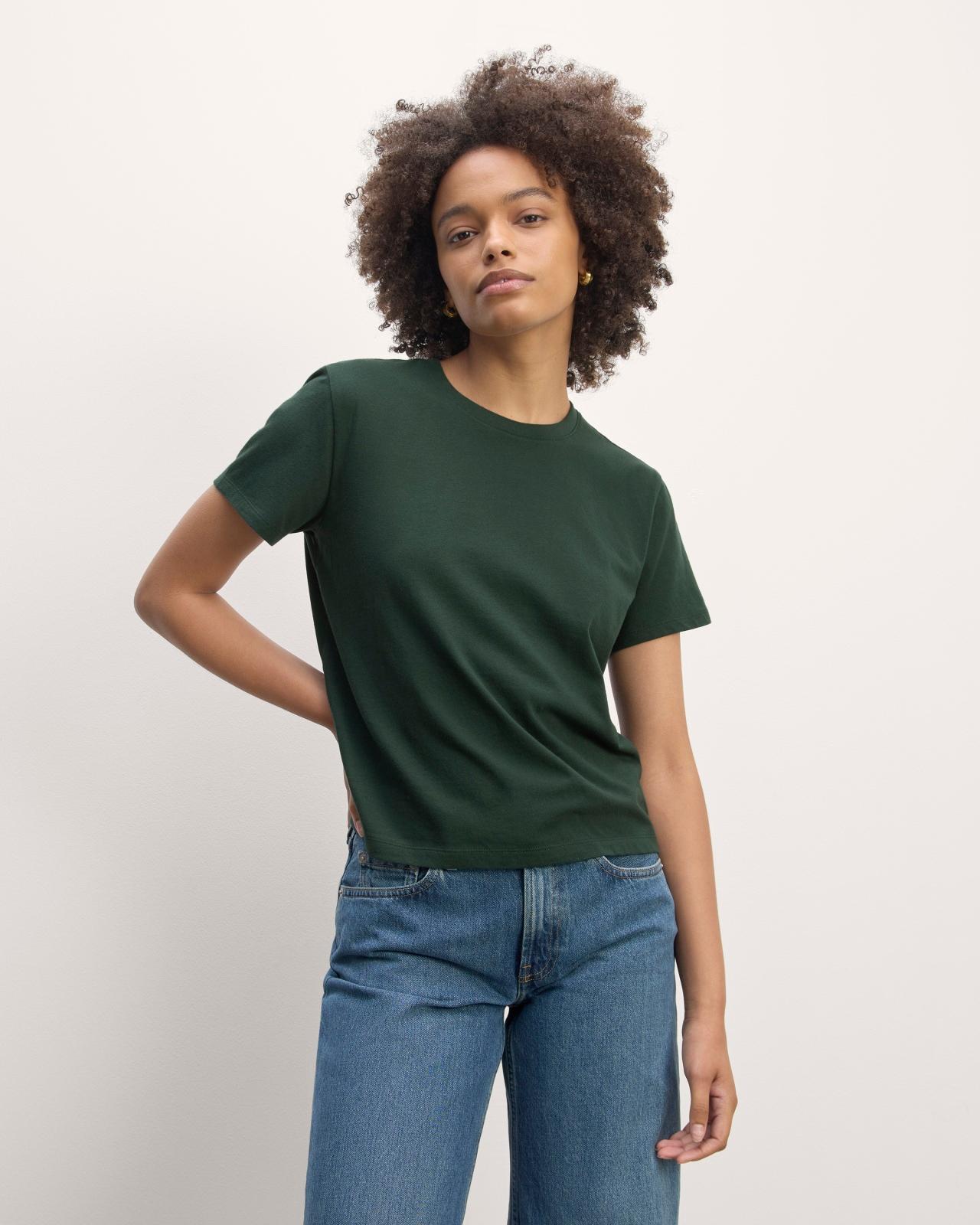 Womens Box-Cut T-Shirt in Essential Cotton by Everlane Product Image