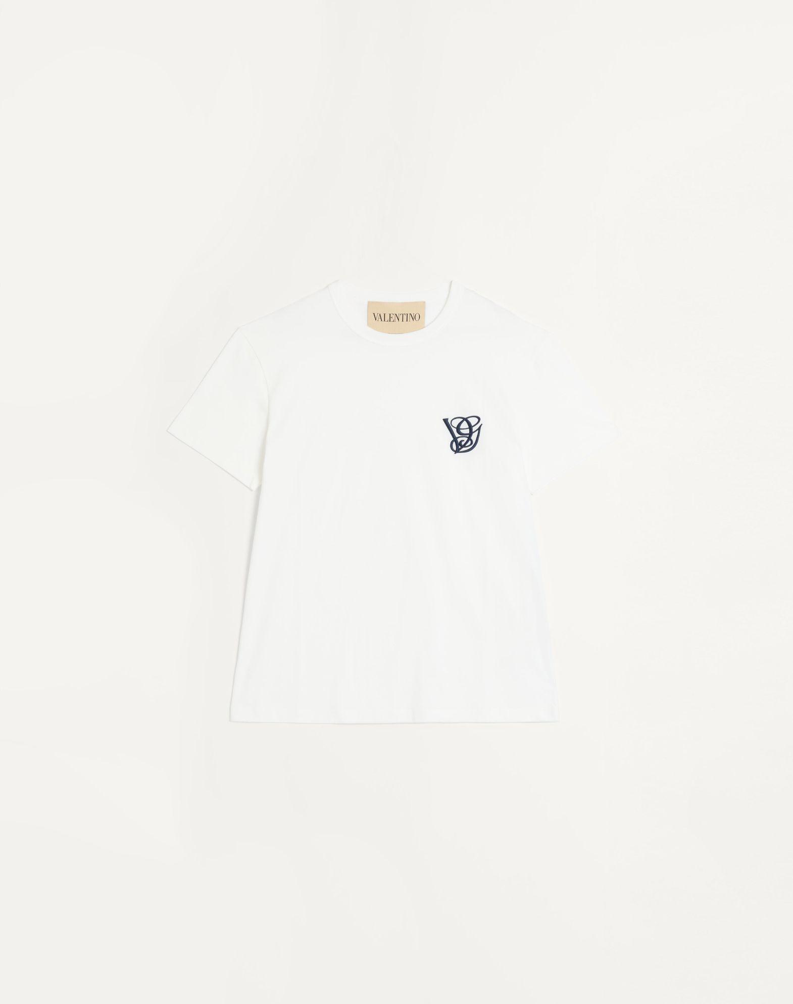 Cotton T-Shirt With Vg Patch Product Image