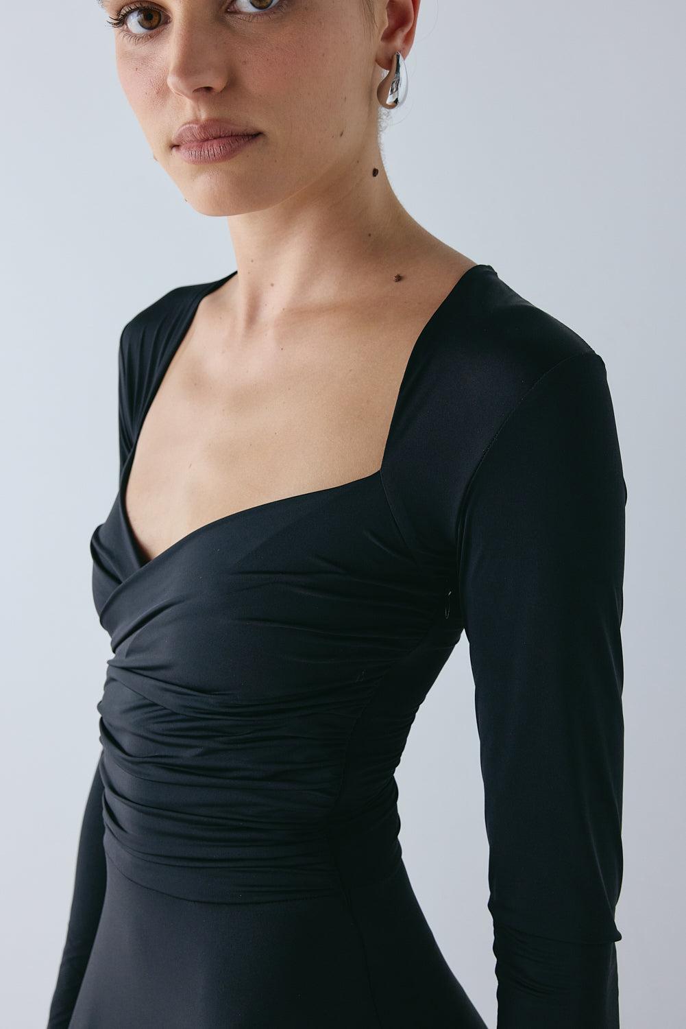 Valentine Maxi Dress Black Product Image
