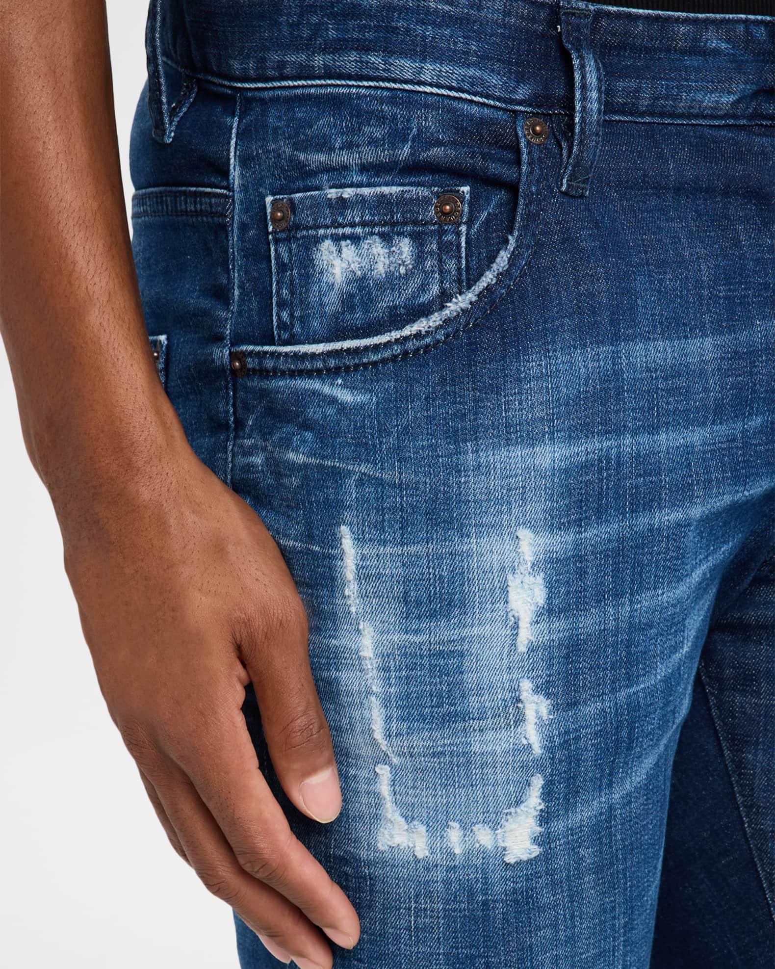 Men's Slim Distressed Skater Jeans Product Image