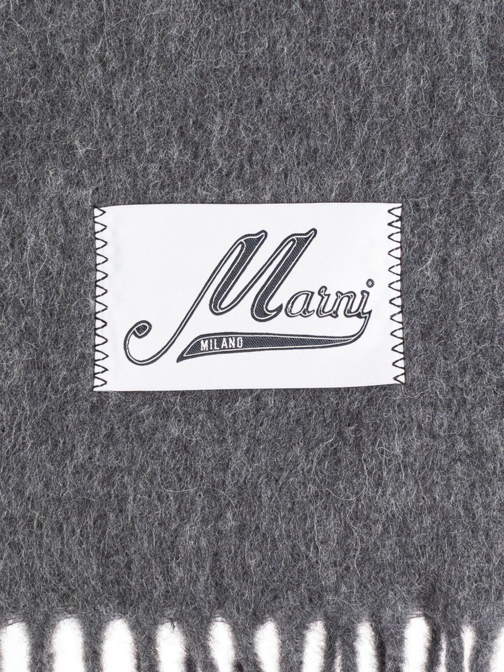 fringed logo scarf Product Image