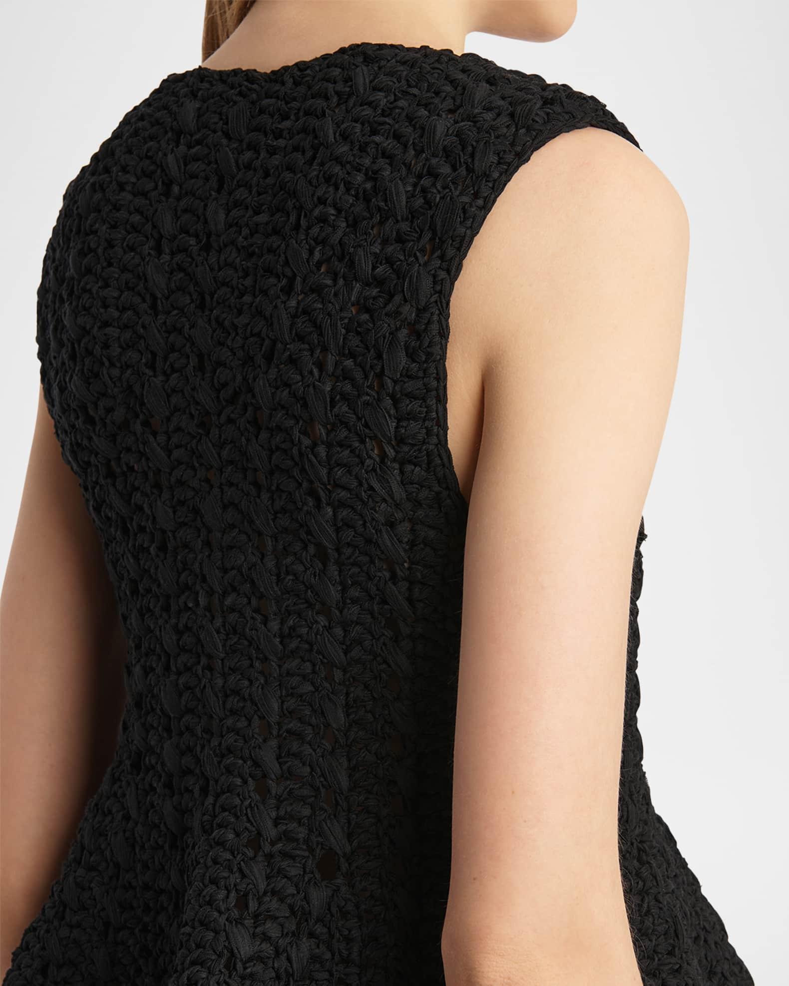 Yuka Crochet Peplum Top Product Image