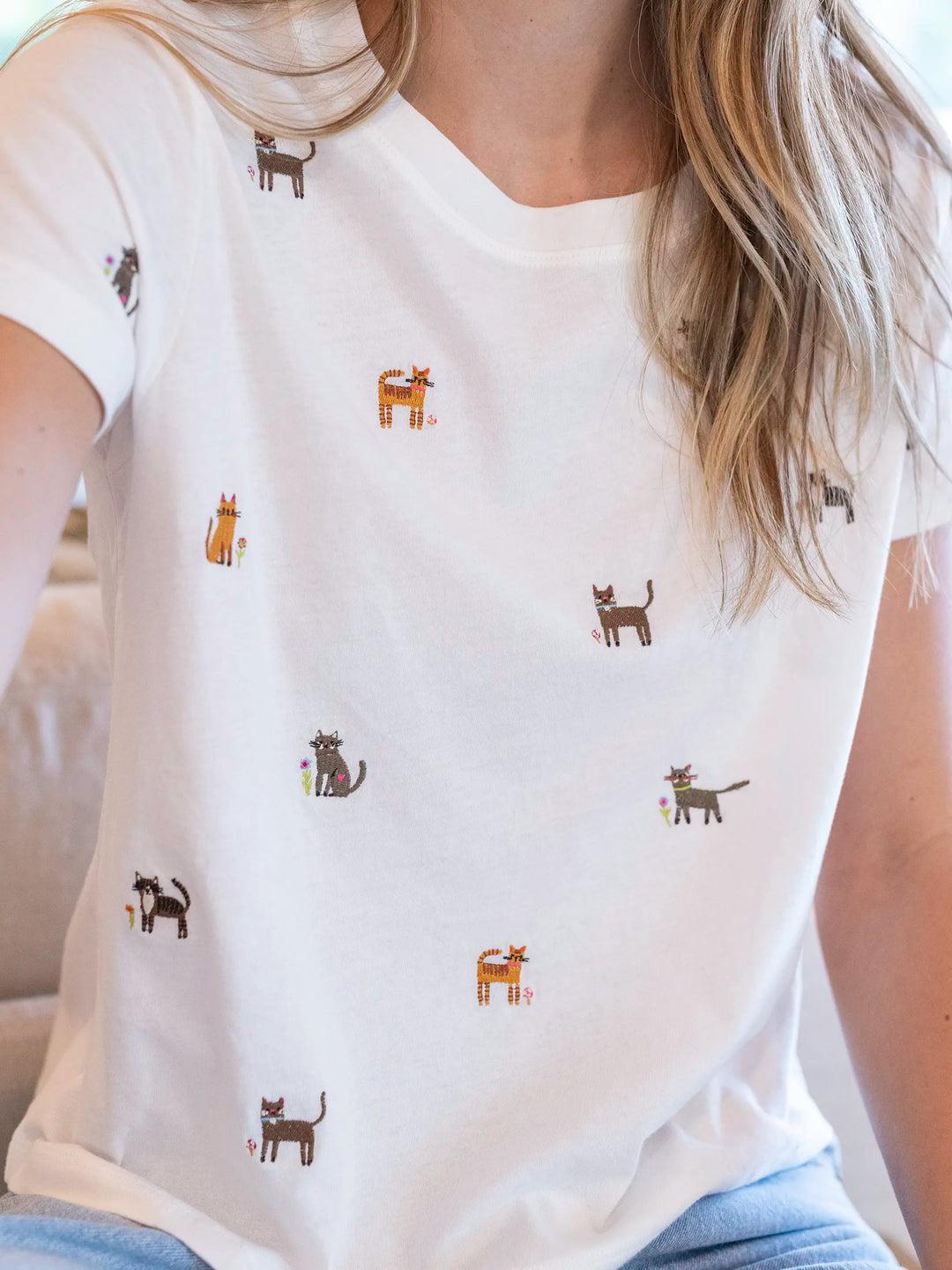 Fave Little Things Embroidered Tee Product Image