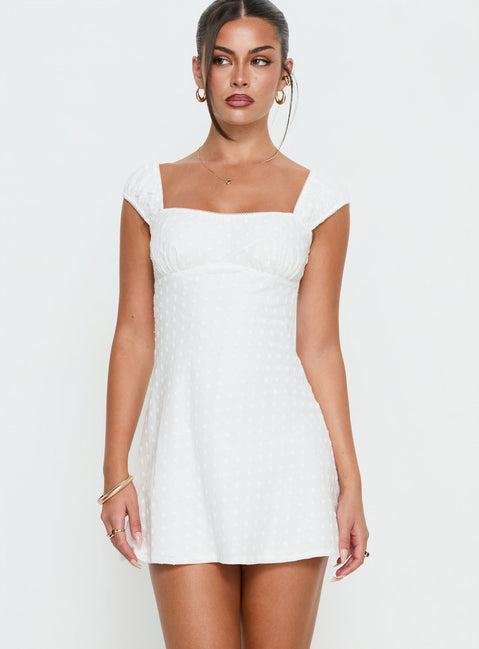 Seyani Mini Dress White Product Image