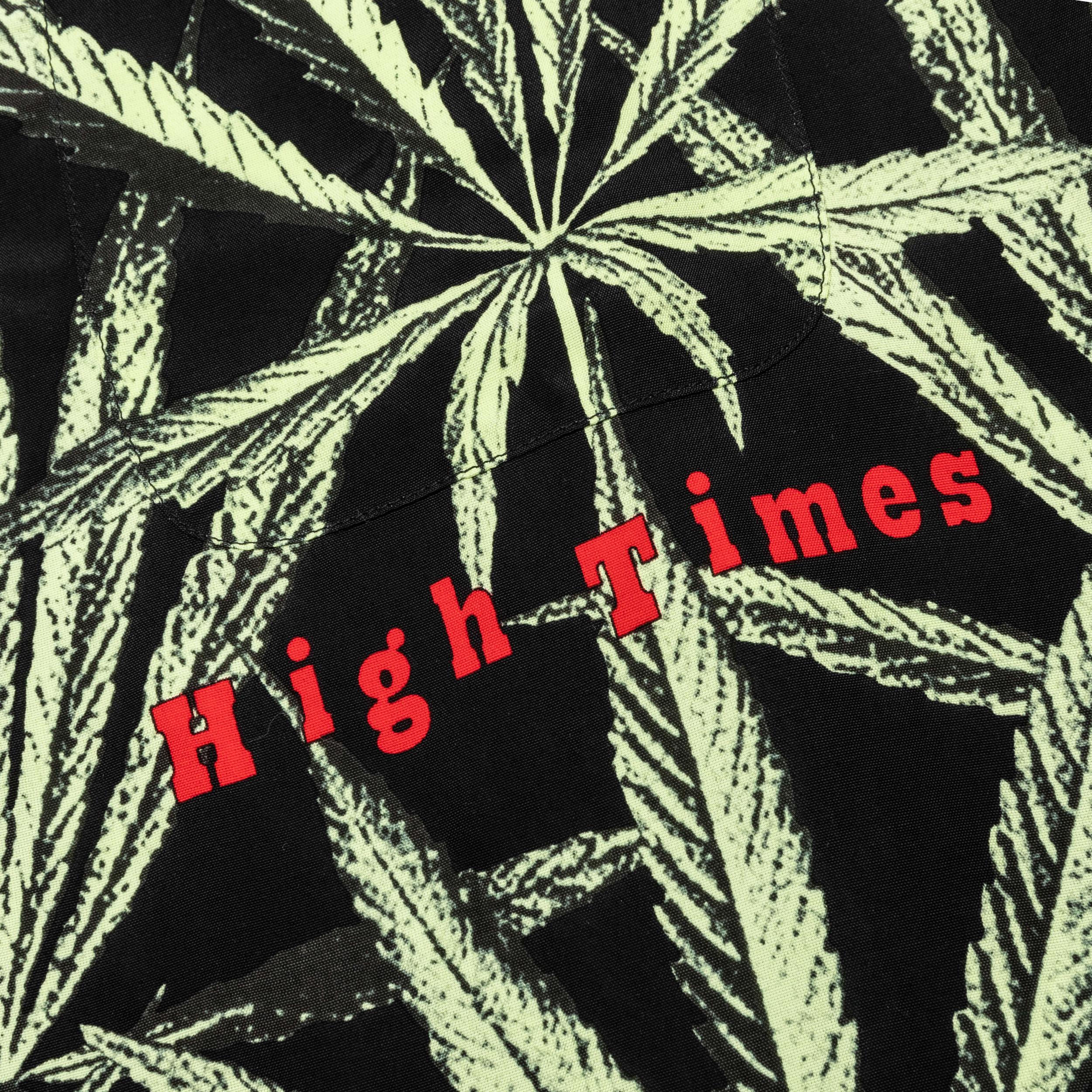 High Times S/S Hawaiian Shirt Type-1 - Black Male Product Image