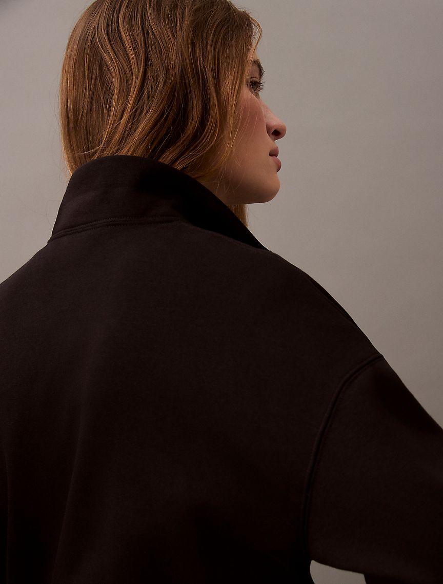 Archive Logo Fleece Quarter Zip Sweatshirt Product Image