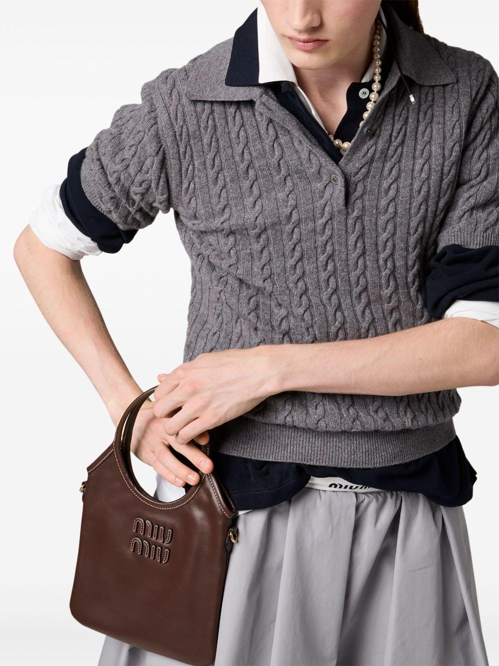 Ivy leather tote bag  Product Image