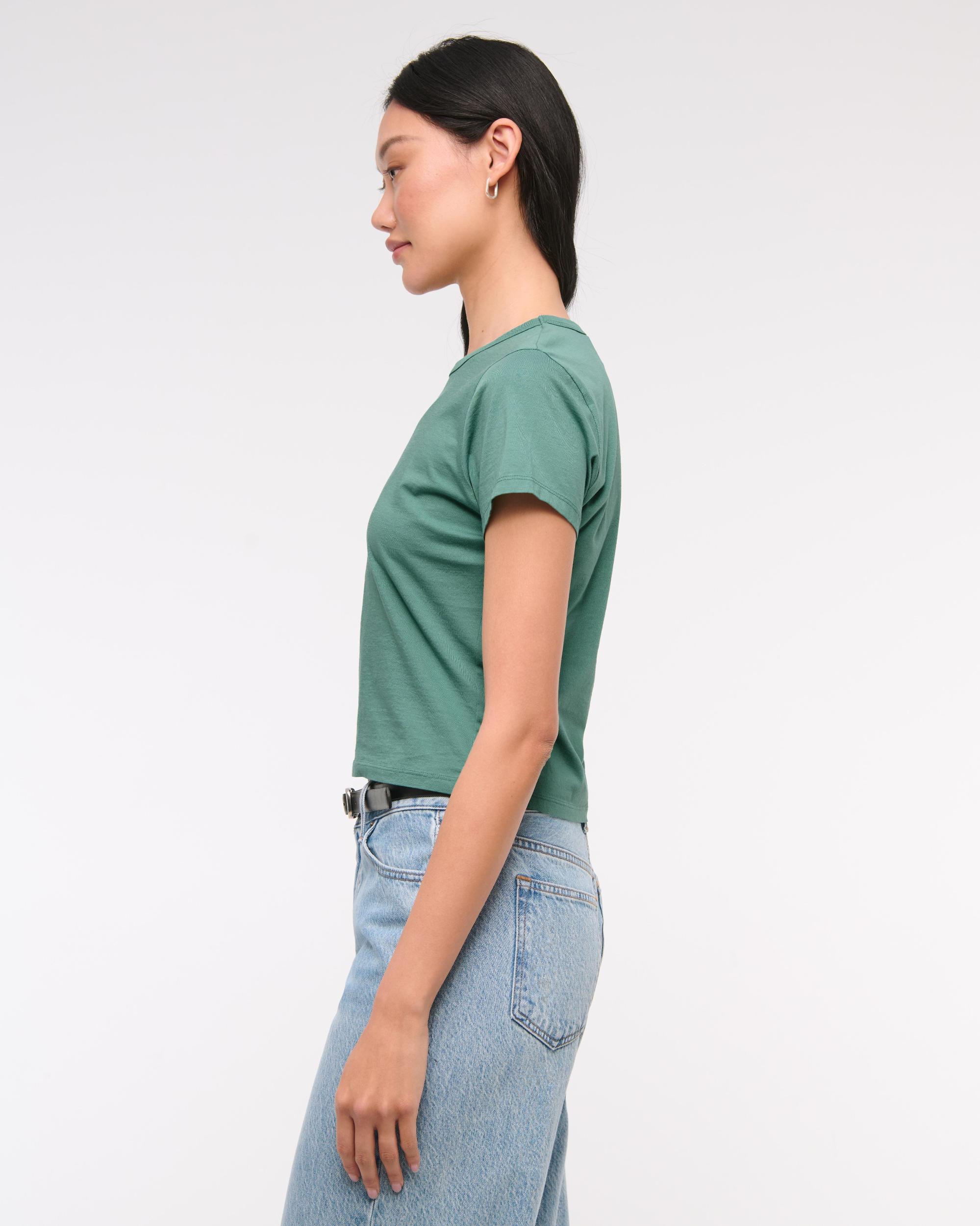 Essential Polished Body-Skimming Tee Product Image