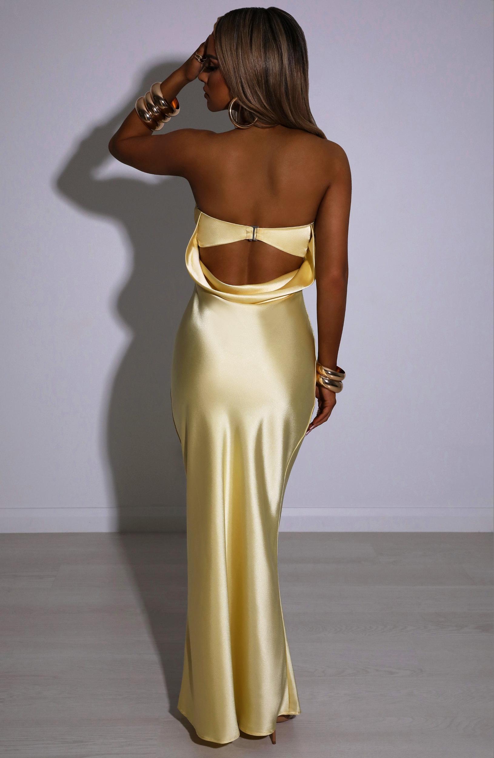 Rheanna Maxi Dress - Lemon Product Image